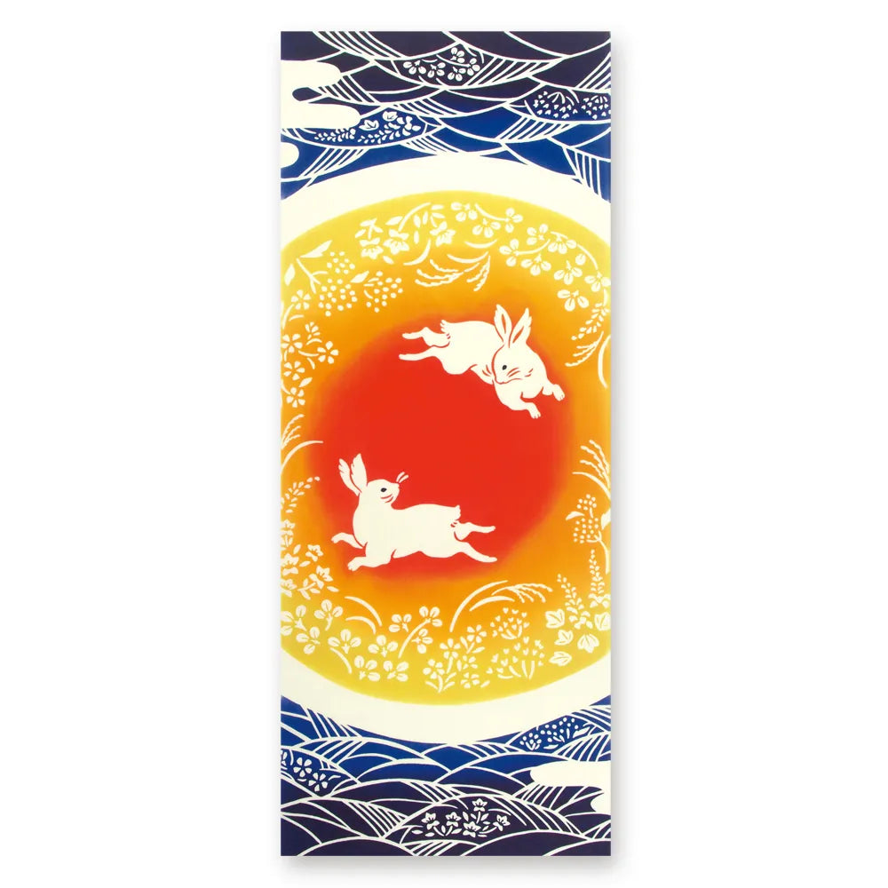 【kenema 】注染手ぬぐい 月の番人