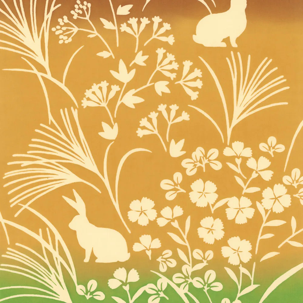 【kenema 】注染手ぬぐい 黄金月夜