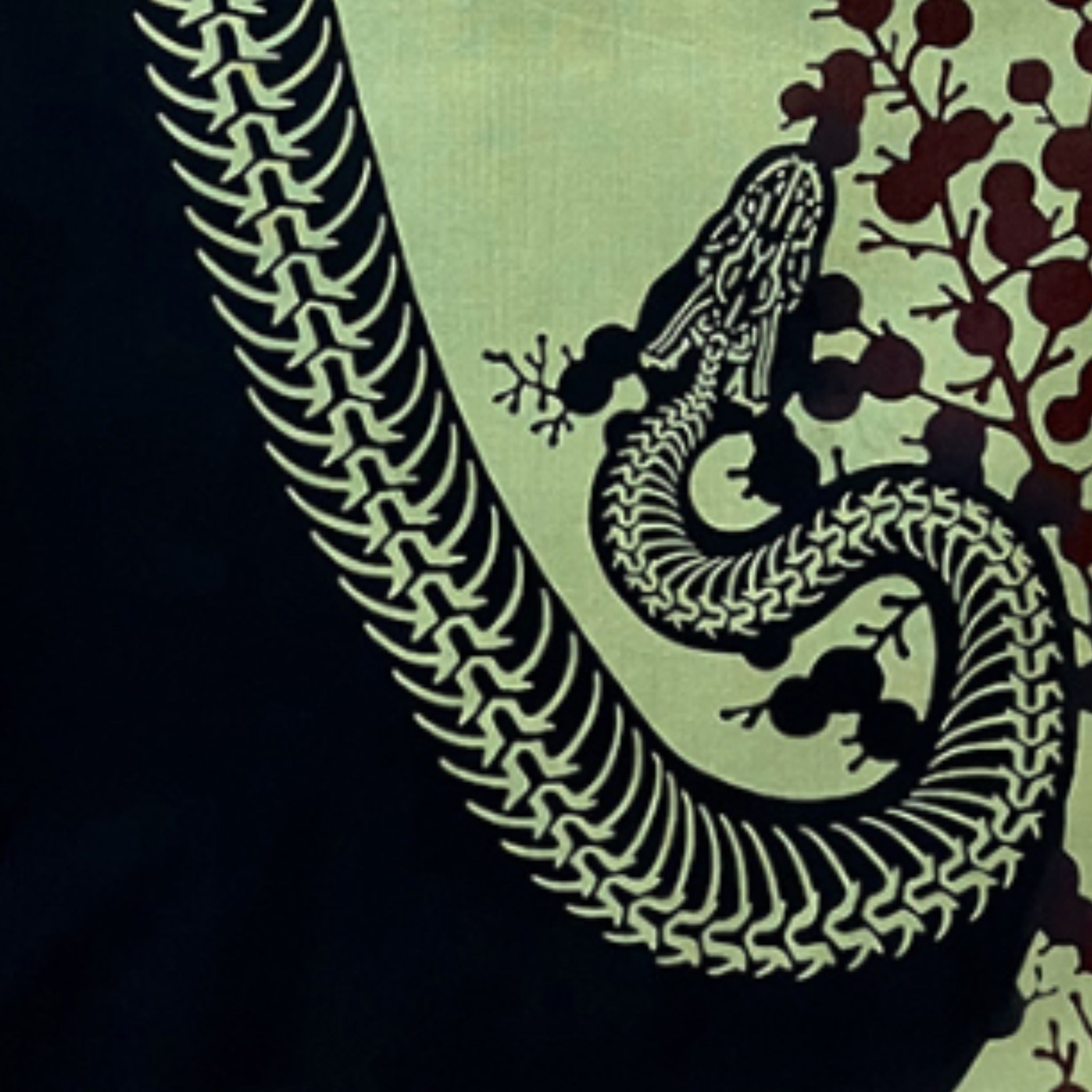 【2026/01/01より価格改定】スタジオクゥ 干支手ぬぐい スケルトンジャ・スケトルンジャ