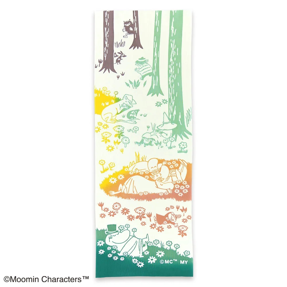 4月中旬入荷予定【MOOMIN】注染手ぬぐい お昼寝 てぬぐい 宮本株式会社
