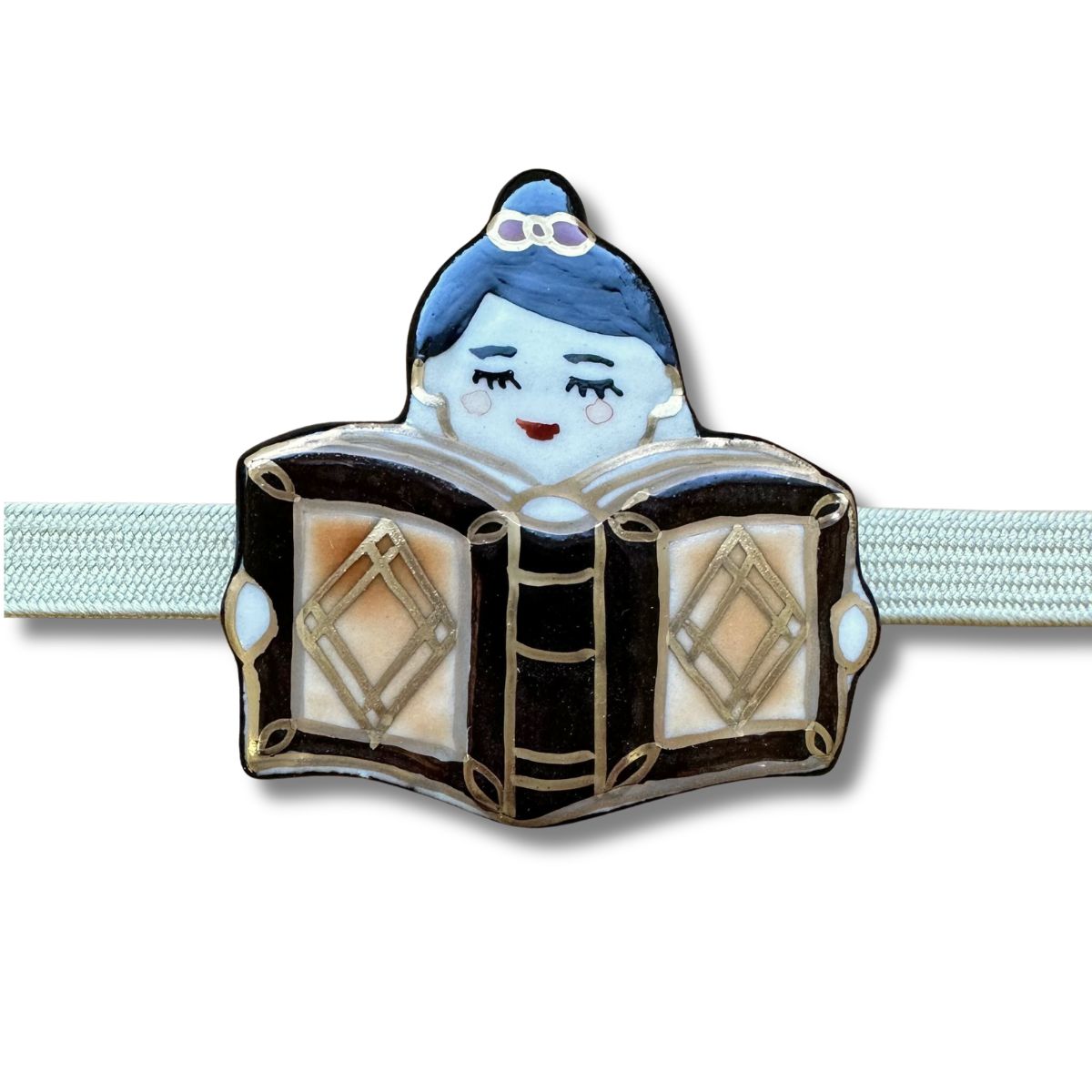 GO!FUKU 五福 帯留 読書