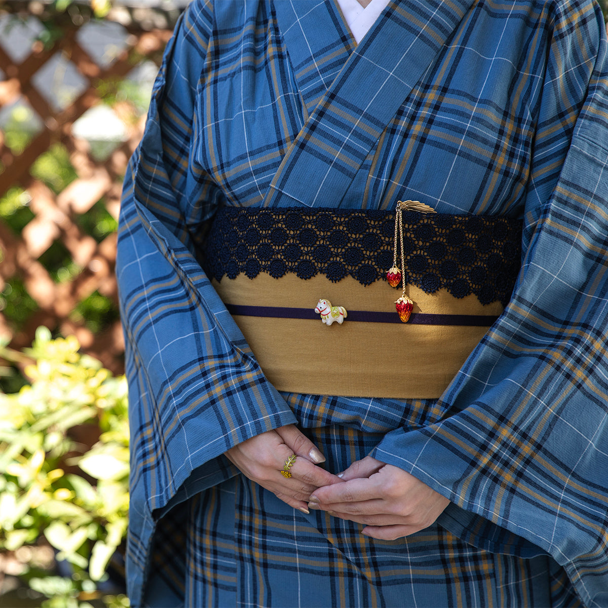 数-SUU- 午張り子帯留め※専用豪華ボックス入り