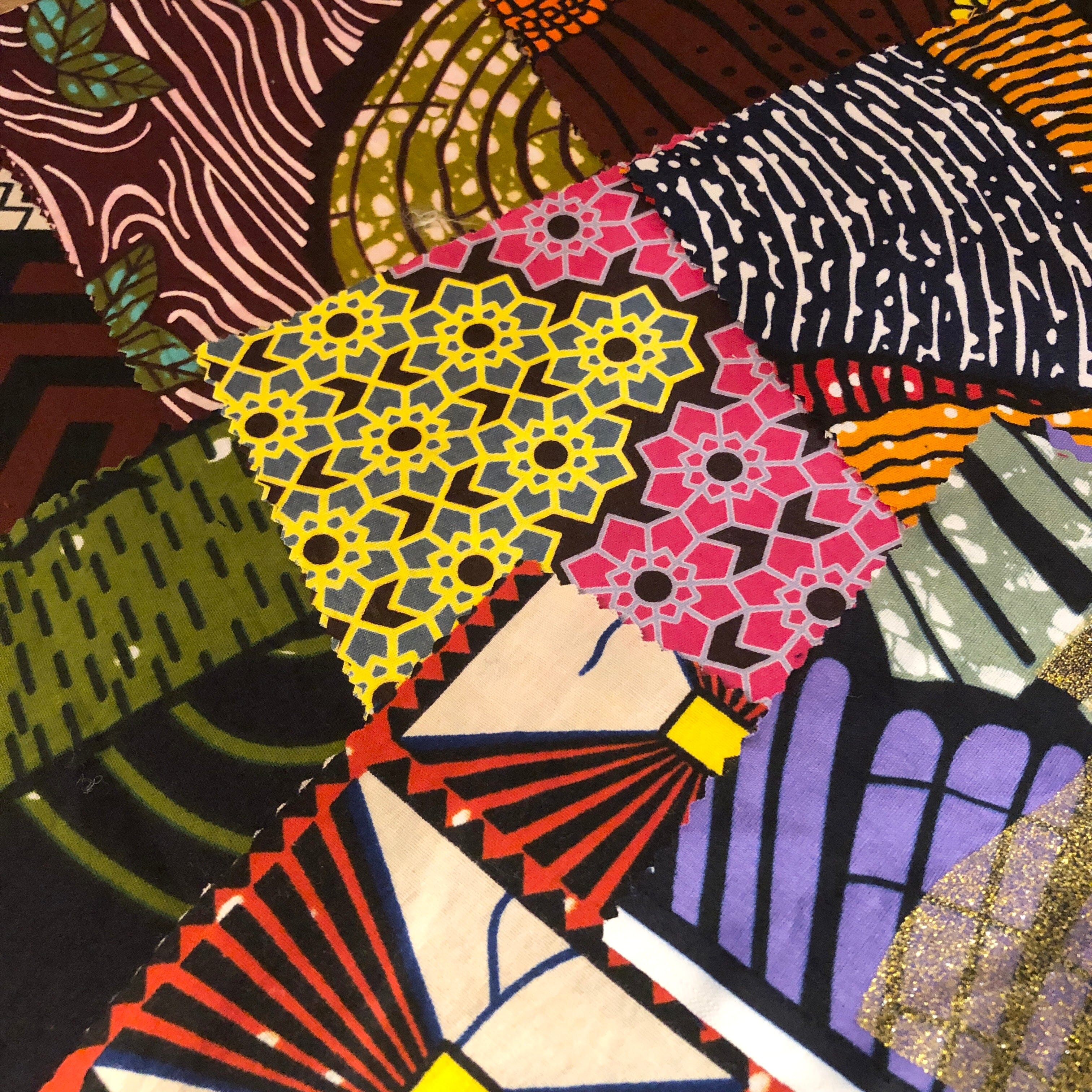 africanFabricでシュシュ作り体験チケット(材料費込)※別途予約フォームにて要予約 イベント チケット 一六八堂 irohado