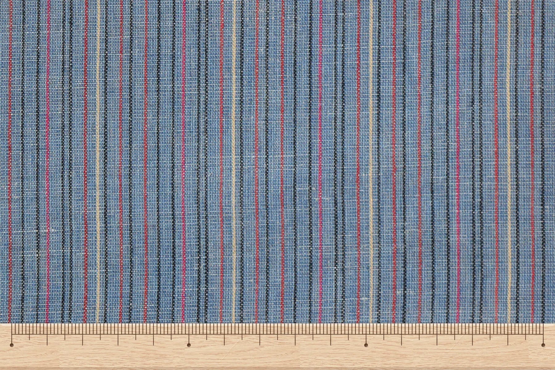 池沼織工房 棉麻 遠州縞 2022/10 反物 池沼織工房 千織