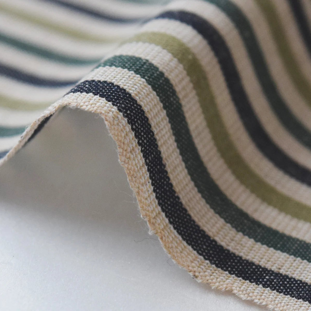 池沼織工房 棉麻 遠州縞 2022/13 反物 池沼織工房 千織