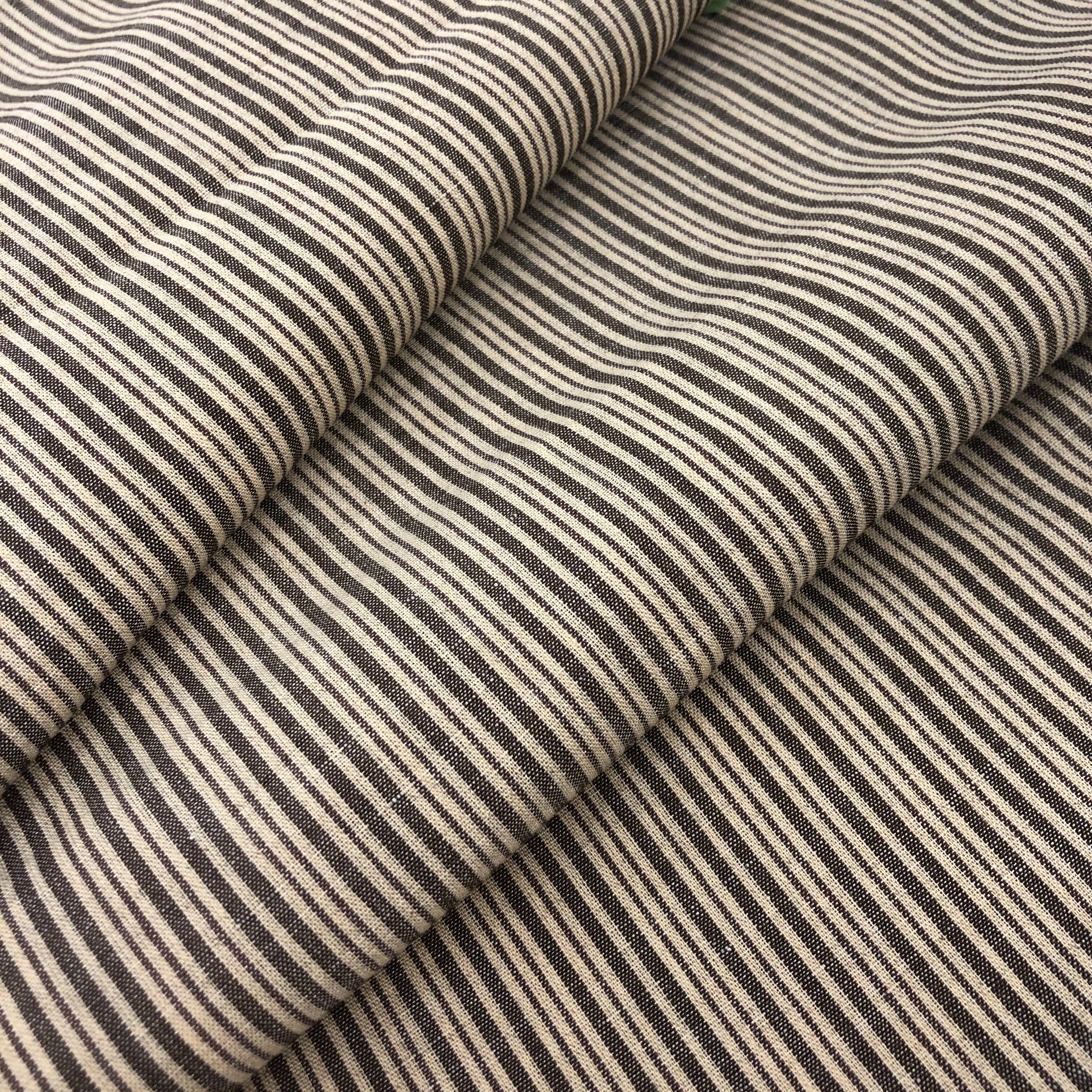 池沼織工房 棉麻 遠州縞 NO.2022/15 反物 池沼織工房 千織