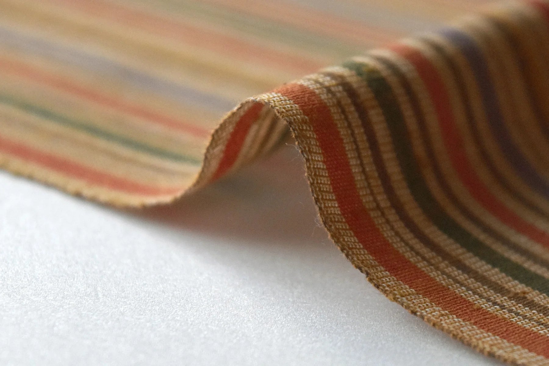 池沼織工房 千織 遠州縞 麦秋 ※メートル売り(1=1m) fabric 池沼織工房 千織