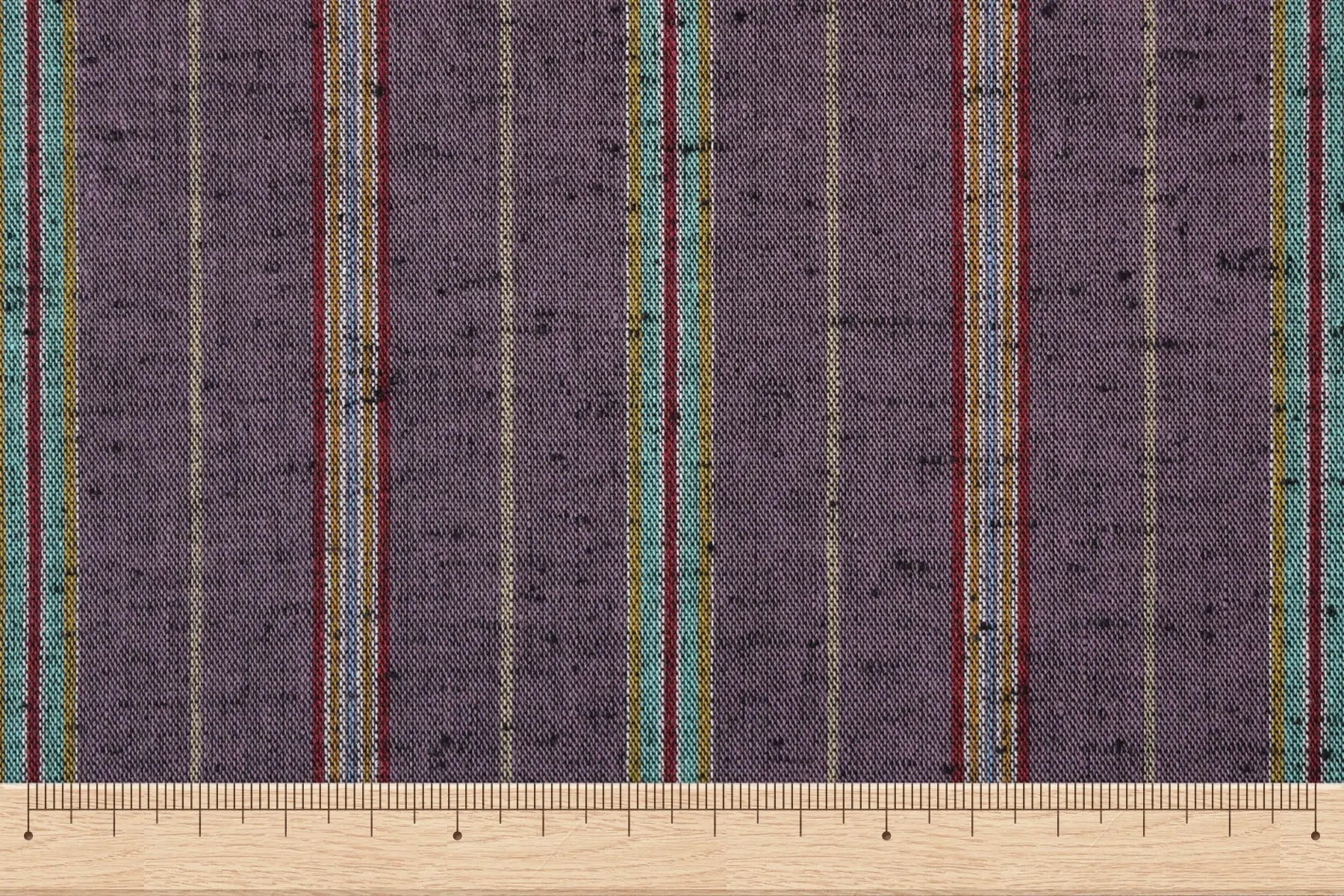 池沼織工房 千織 遠州棉紬 遠州縞 桔梗 ※メートル売り(1=1m) fabric 池沼織工房 千織