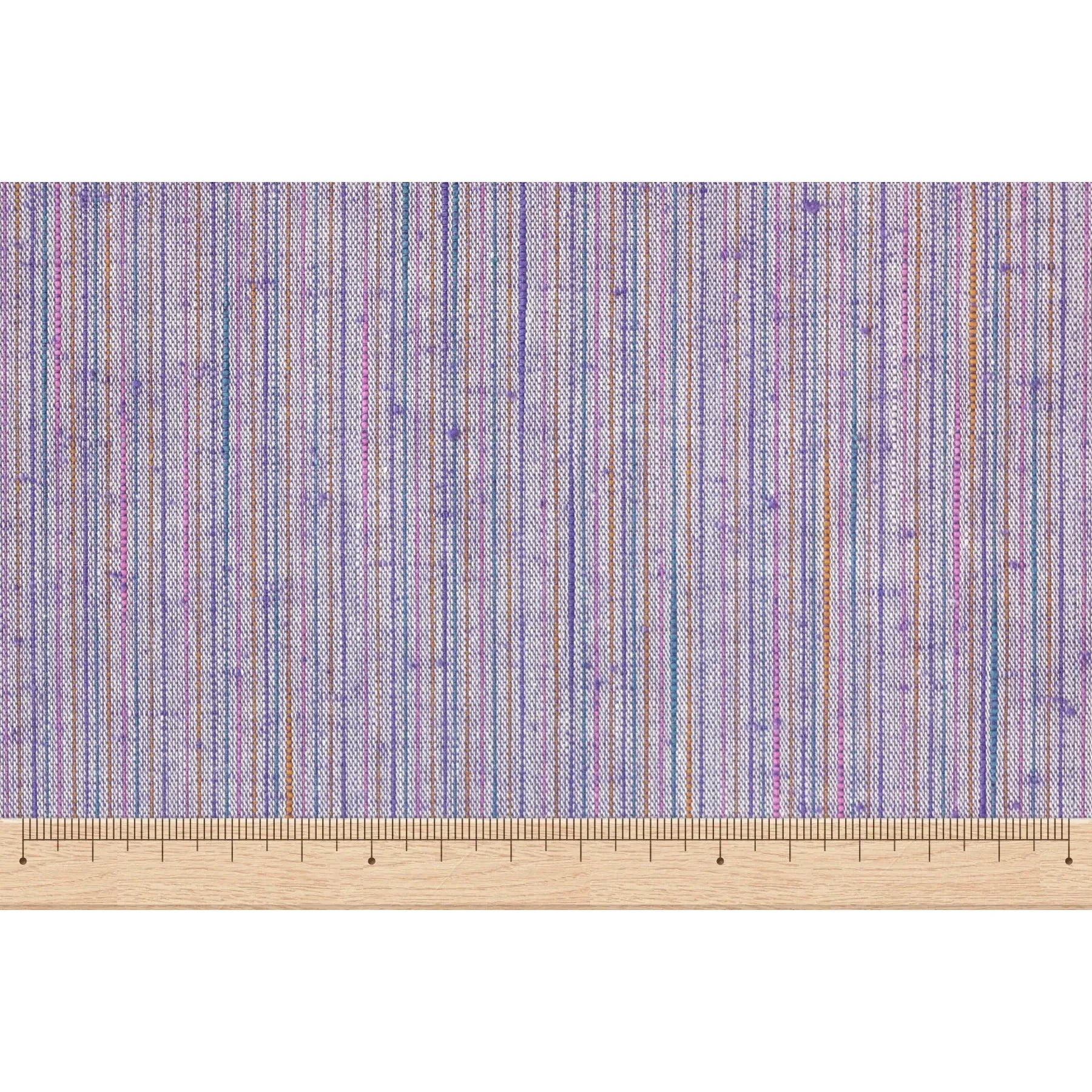 池沼織工房 千織遠州木綿 なないろ ラベンダー メートル売り(1=1m) 遠州木綿 池沼織工房 千織