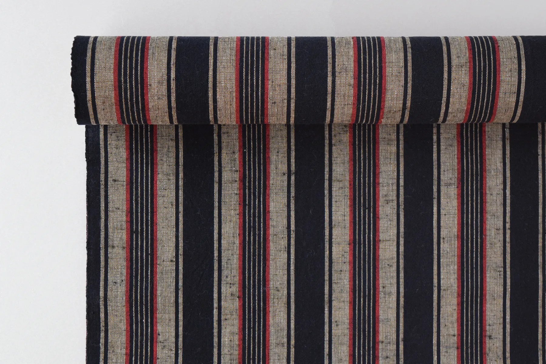 池沼織工房 千織 遠州木綿 遠州縞 海雲 ※メートル売り(1=1m) fabric 池沼織工房 千織