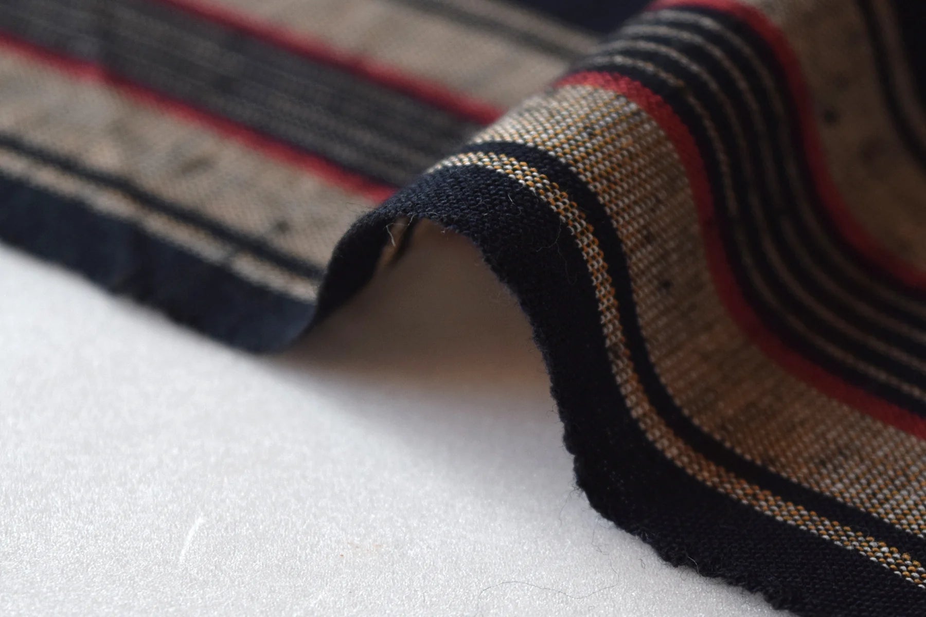 池沼織工房 千織 遠州木綿 遠州縞 海雲 ※メートル売り(1=1m) fabric 池沼織工房 千織