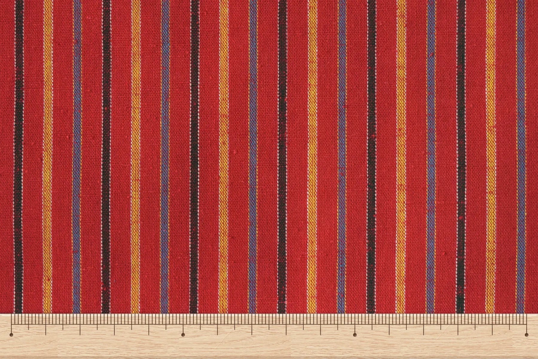 池沼織工房 千織 遠州木綿 遠州縞 黄昏 ※メートル売り(1=1m) fabric 池沼織工房 千織