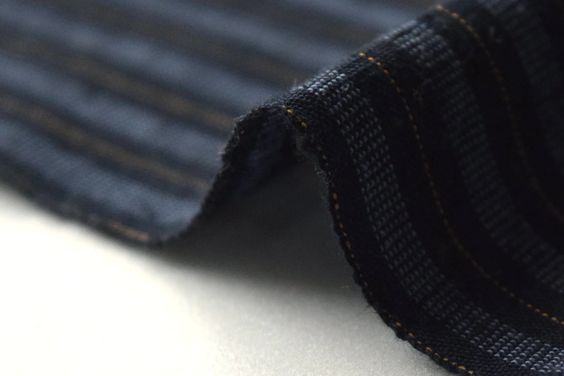 池沼織工房 千織 遠州木綿 遠州縞 朧 ※メートル売り(1=1m) fabric 池沼織工房 千織