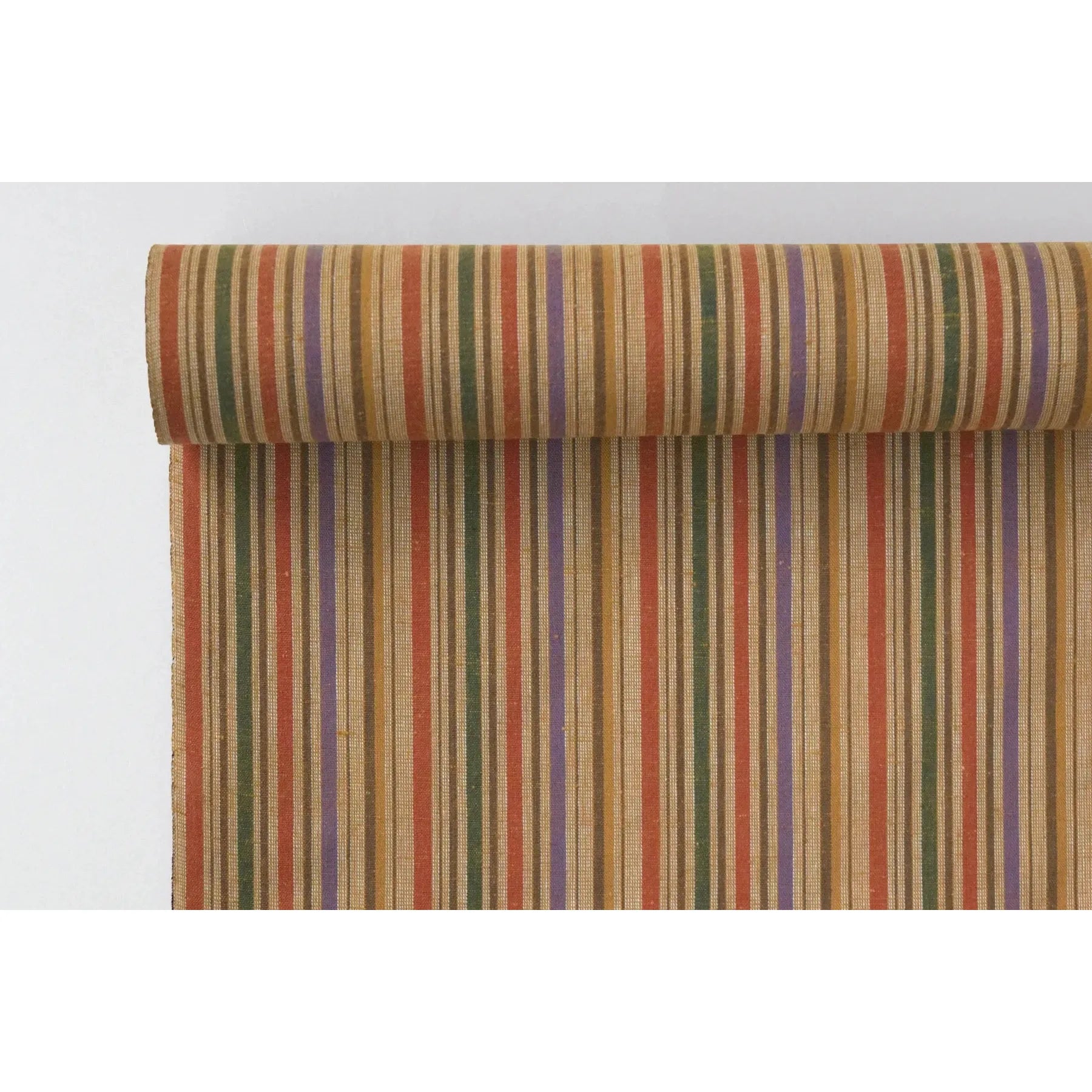 池沼織工房 千織 遠州木綿 遠州縞 麦秋 ー ばくしゅう※メートル売り(1=1m) fabric 池沼織工房 千織