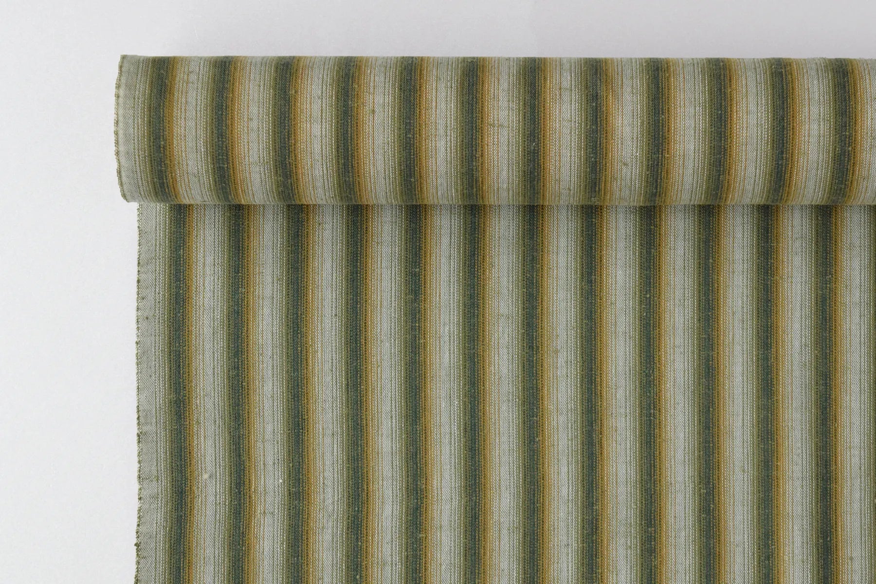 池沼織工房 千織 遠州木綿 遠州縞 木漏れ日※メートル売り(1=1m) fabric 池沼織工房 千織