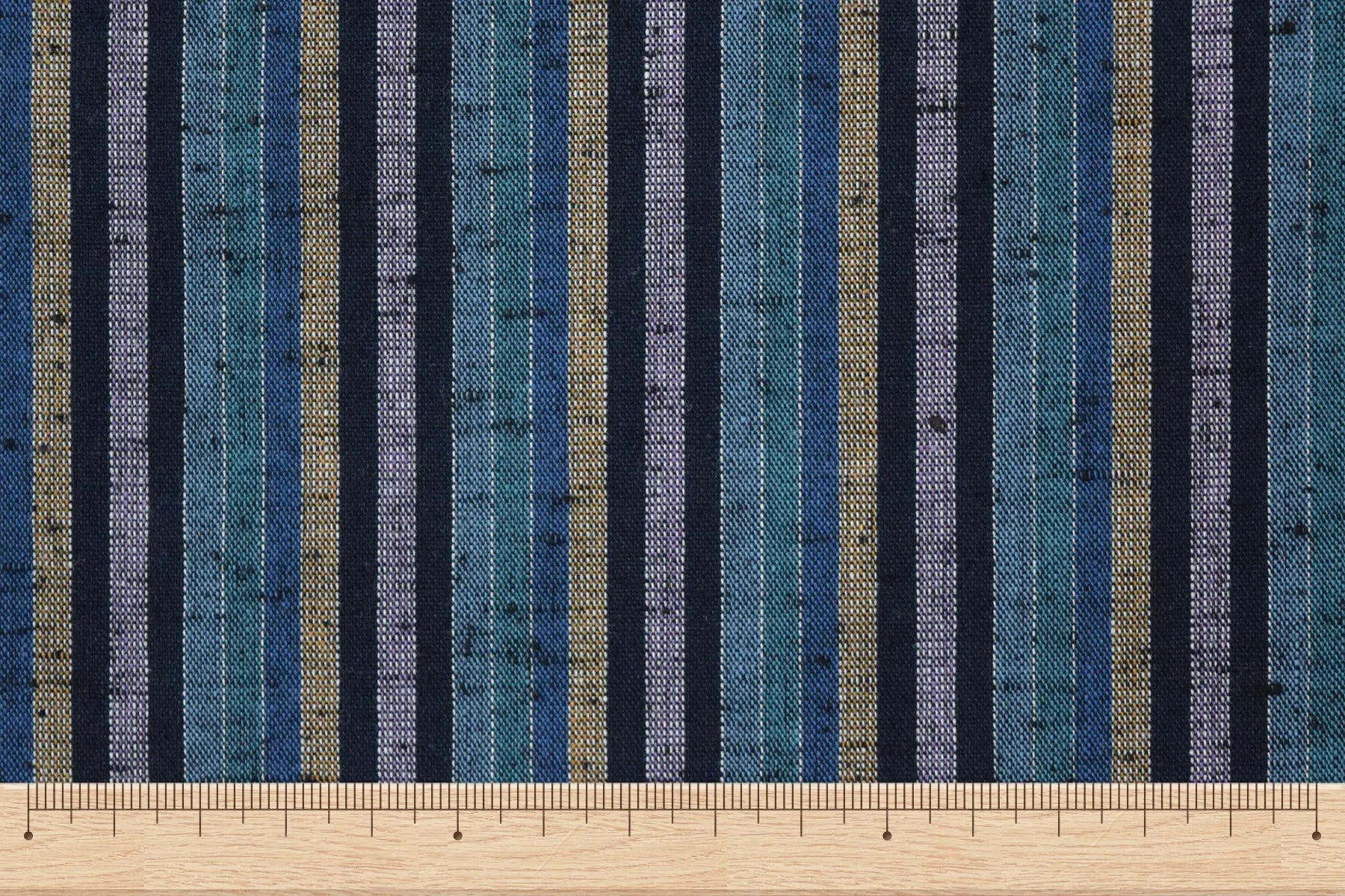 池沼織工房 千織 遠州木綿 遠州縞 蜃気楼※メートル売り(1=1m) fabric 池沼織工房 千織