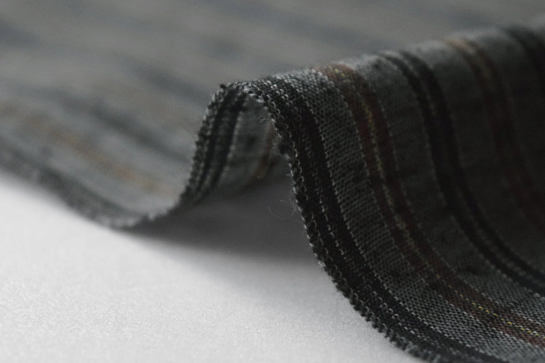 池沼織工房 千織 遠州木綿 遠州縞 時雨※メートル売り(1=1m) fabric 池沼織工房 千織