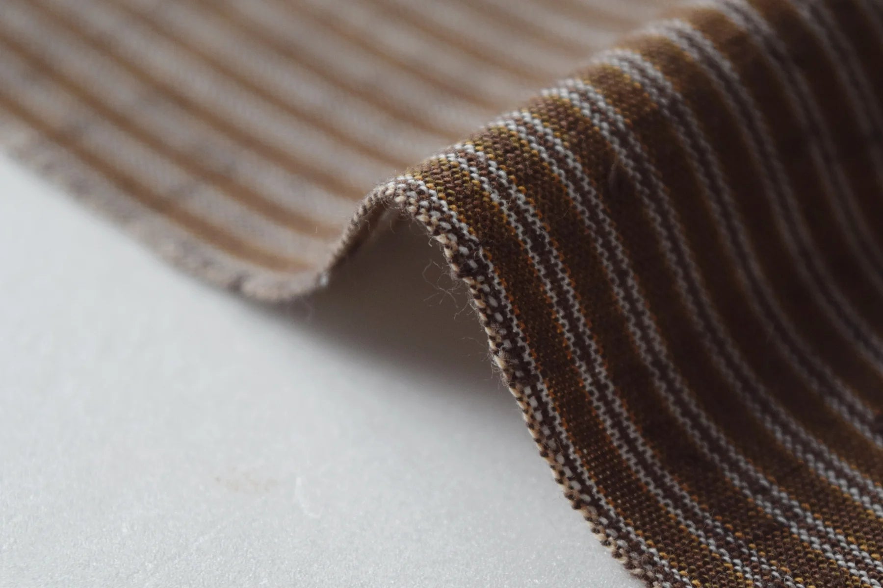 池沼織工房 千織 遠州木綿 遠州縞 団栗※メートル売り(1=1m) fabric 池沼織工房 千織