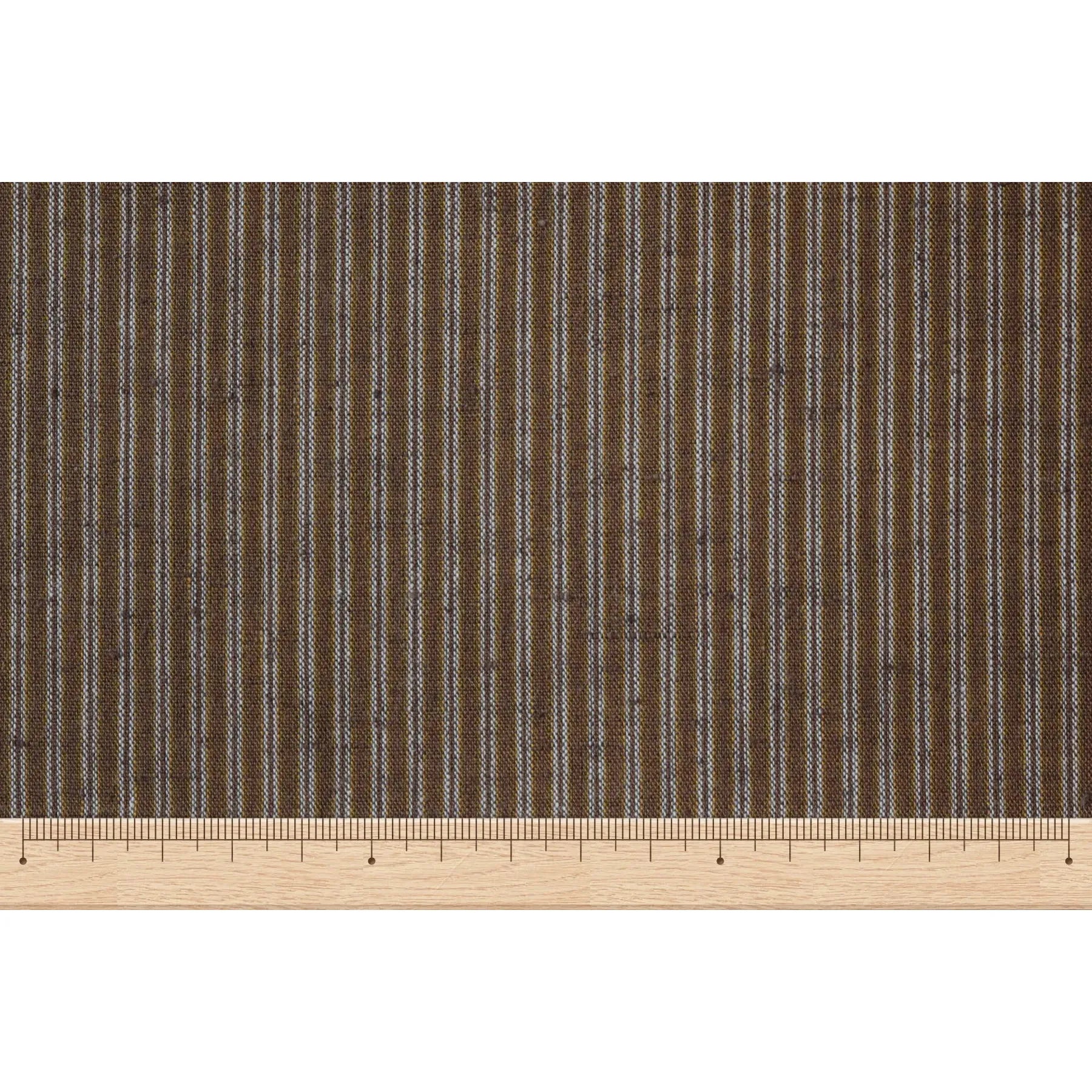 池沼織工房 千織 遠州木綿 遠州縞 団栗※メートル売り(1=1m) fabric 池沼織工房 千織