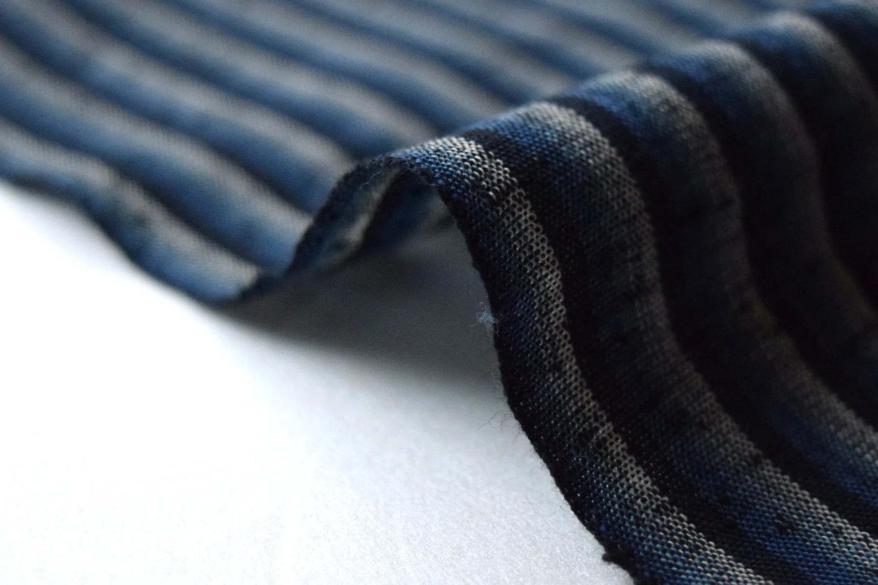 池沼織工房 千織 遠州木綿 遠州縞 喜雨※メートル売り(1=1m) fabric 池沼織工房 千織