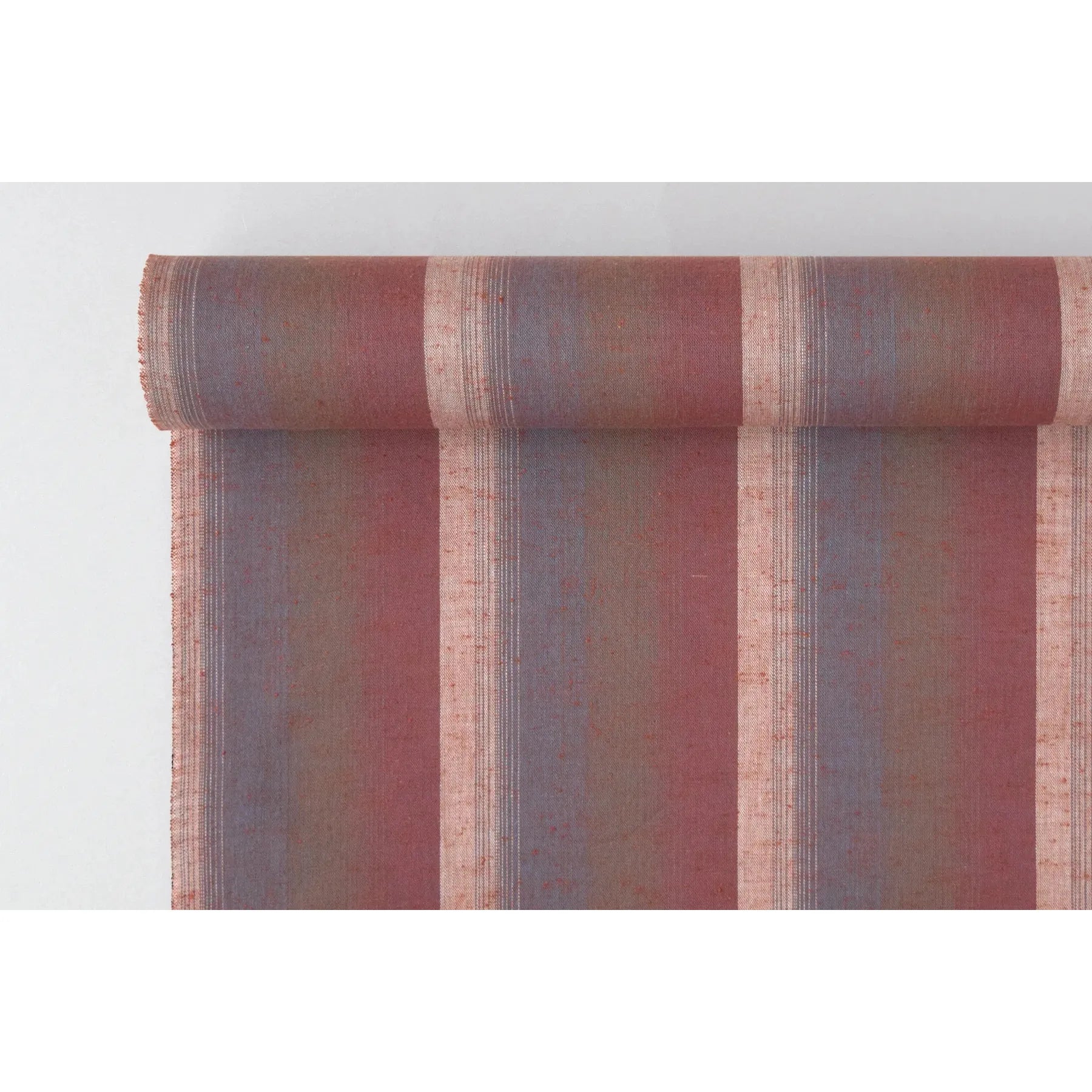 池沼織工房 千織 遠州木綿 遠州縞 暁※メートル売り(1=1m) fabric 池沼織工房 千織