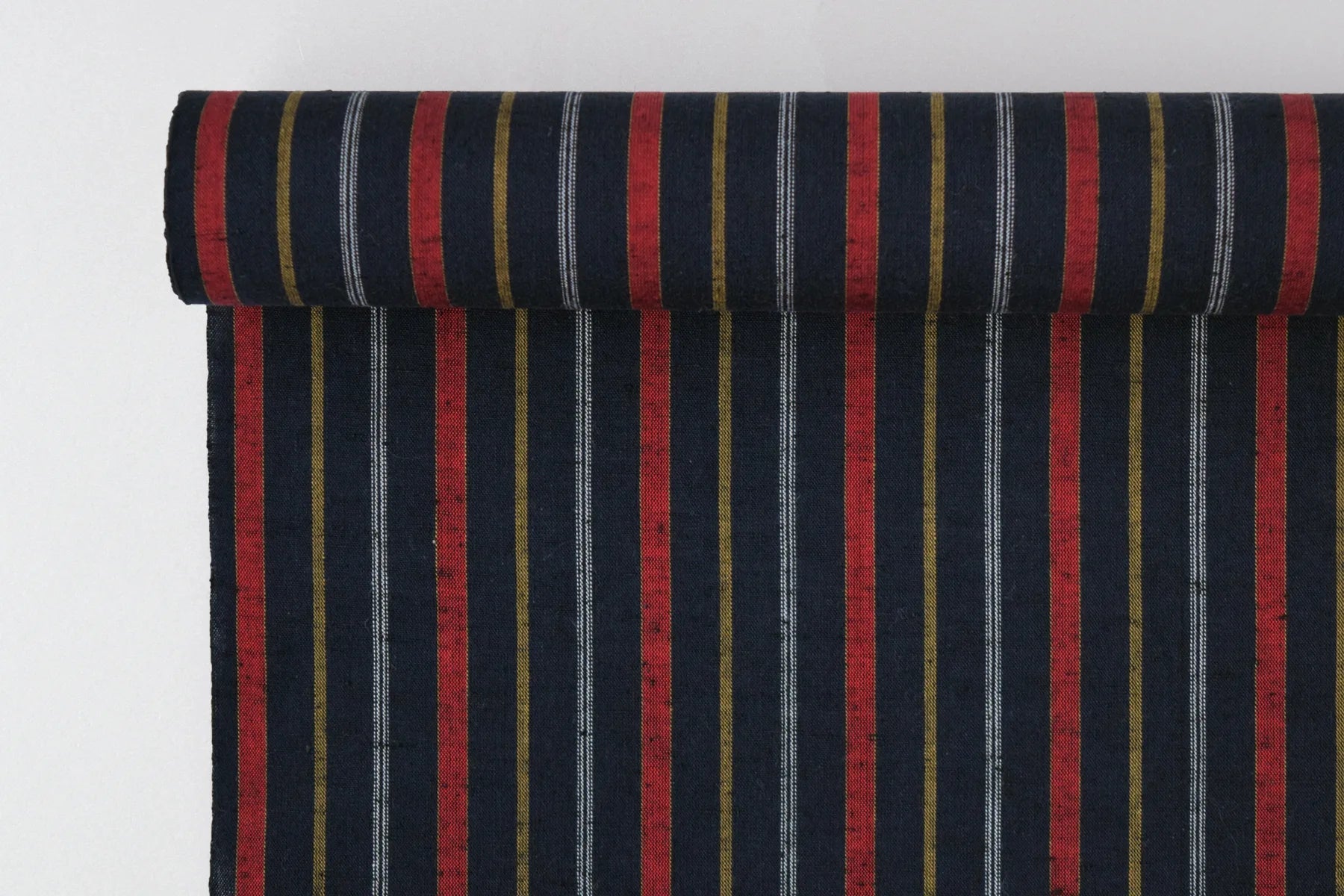 池沼織工房 千織 遠州木綿 遠州縞 月光※メートル売り(1=1m) fabric 池沼織工房 千織