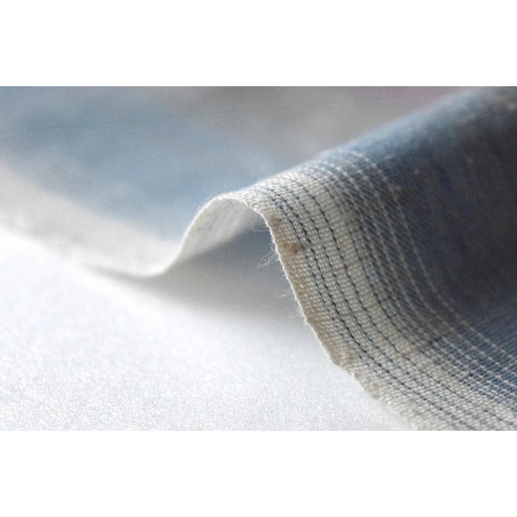 池沼織工房 遠州木綿 遠州縞 月白 はんぶんてぬぐい 遠州木綿 池沼織工房 千織