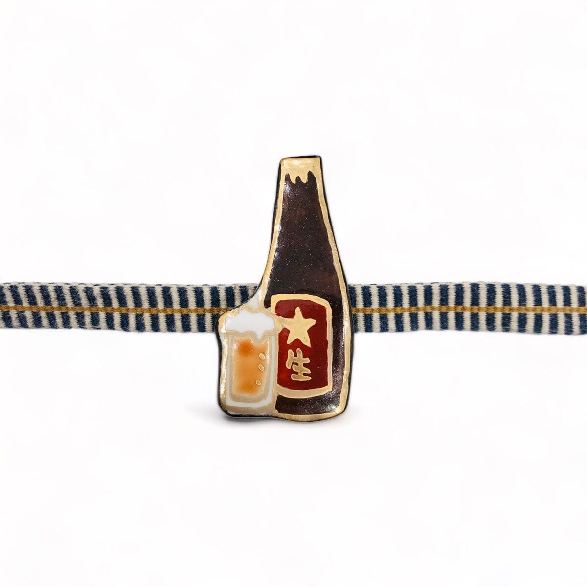 GO!FUKU 五福 帯留 ビール 帯留 GO!FUKU 五福
