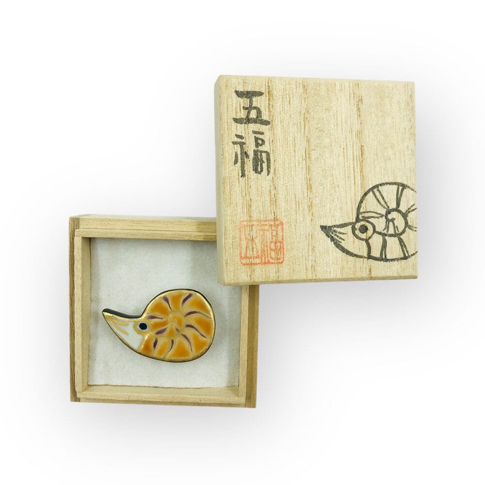 GO!FUKU 五福 帯留 オウム貝 帯留 GO!FUKU 五福