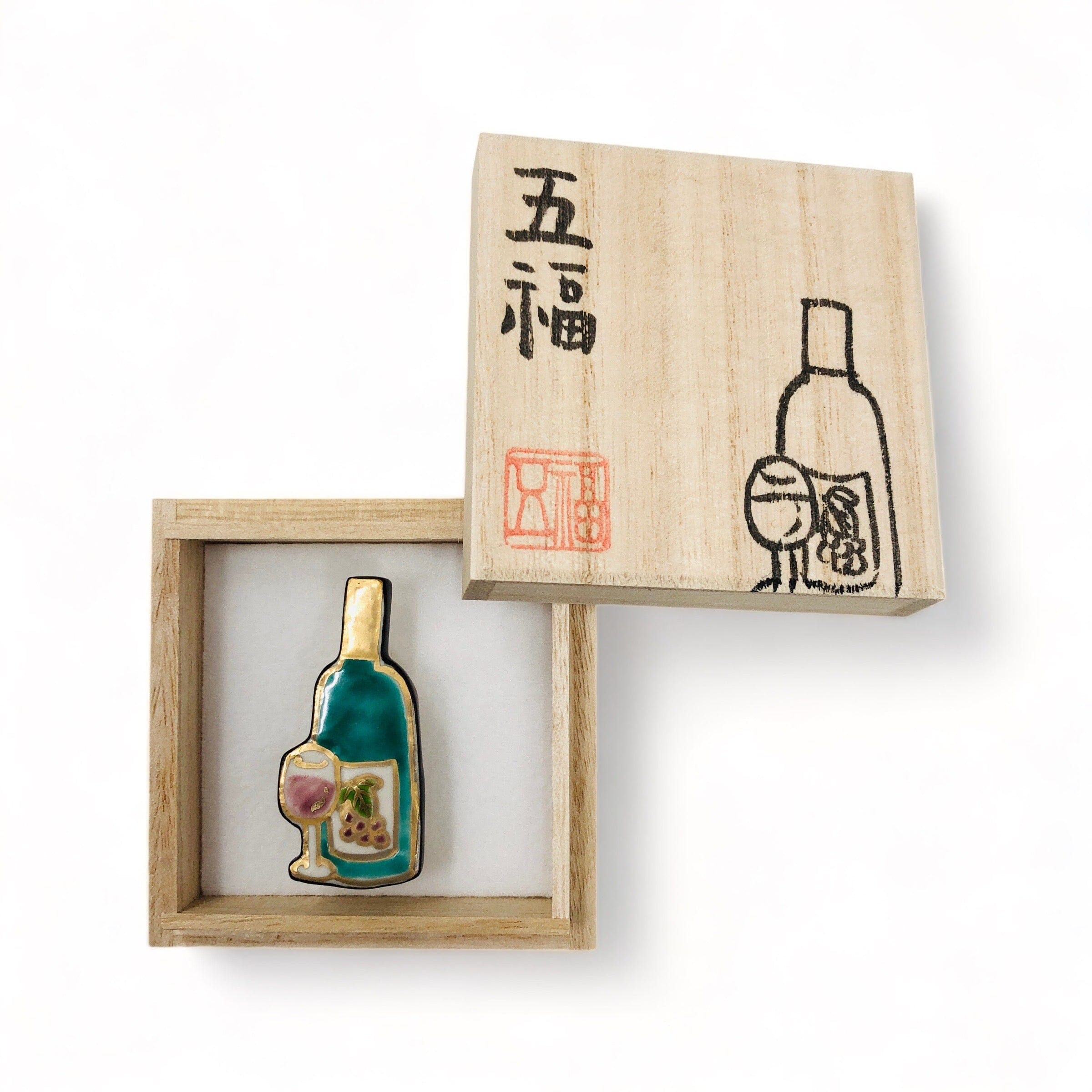 GO!FUKU 五福 帯留 ワイン 帯留 GO!FUKU 五福