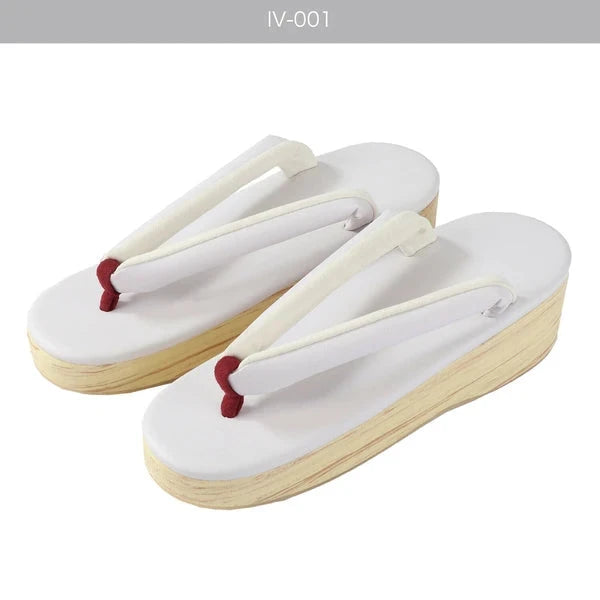 街あるき EVA草履 レディースカジュアル ホワイト台【IV-01】 16014 草履 一六八堂 irohado