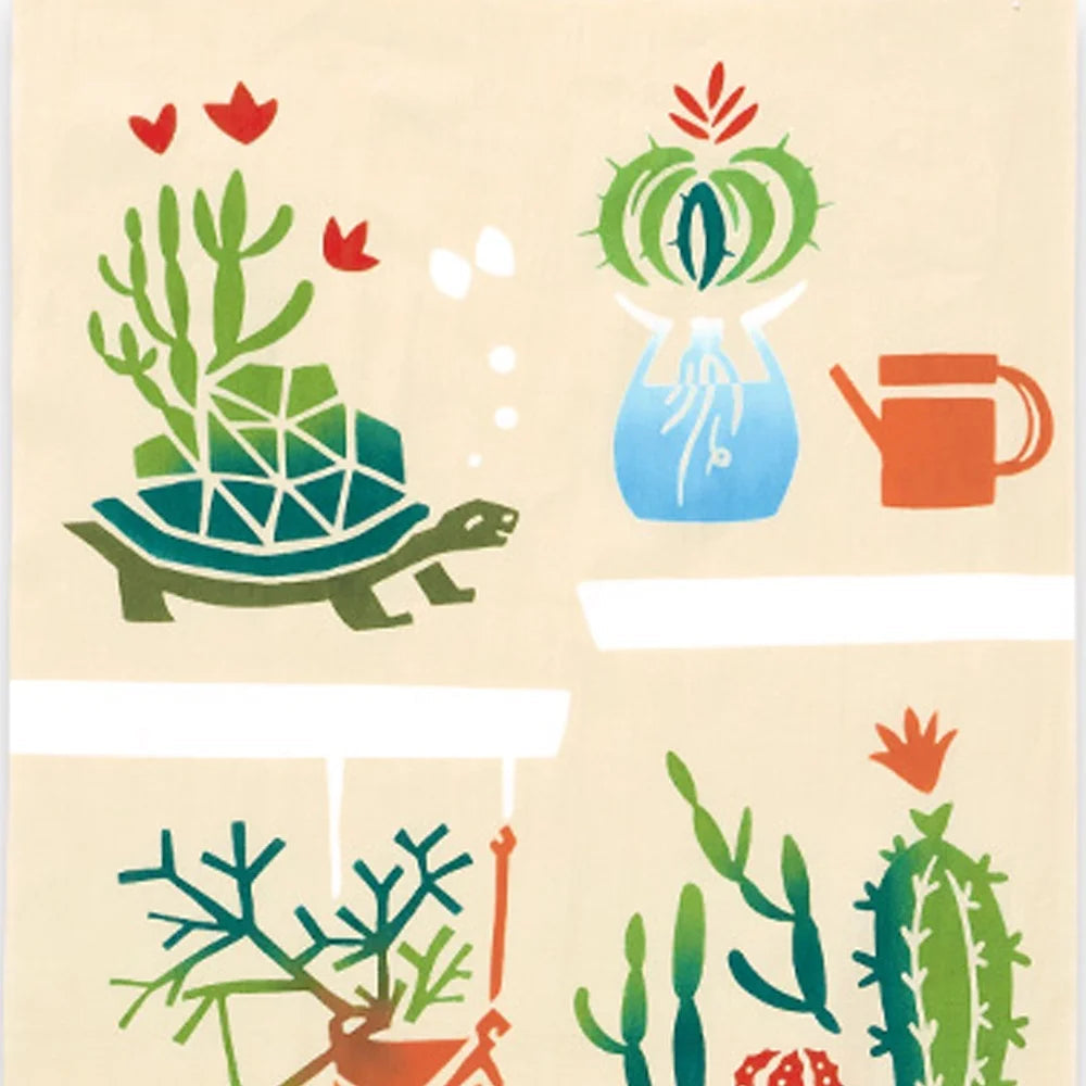 kenema 手ぬぐいサボテンかくれんぼ てぬぐい 宮本(株)