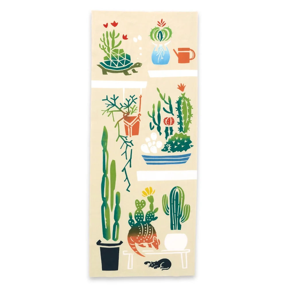 kenema 手ぬぐいサボテンかくれんぼ てぬぐい 宮本(株)