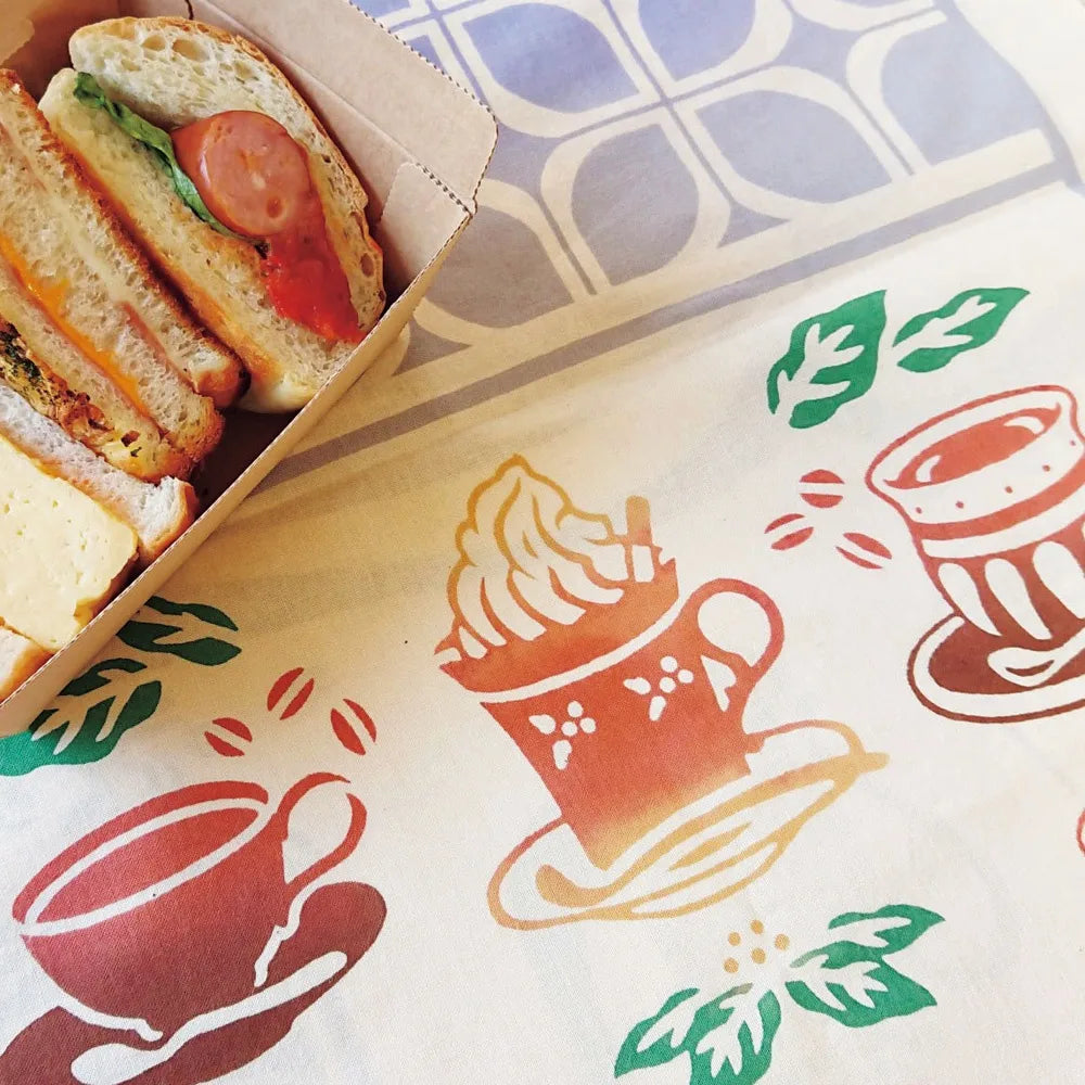 kenema てぬぐい 行きつけの喫茶店 てぬぐい 宮本(株)