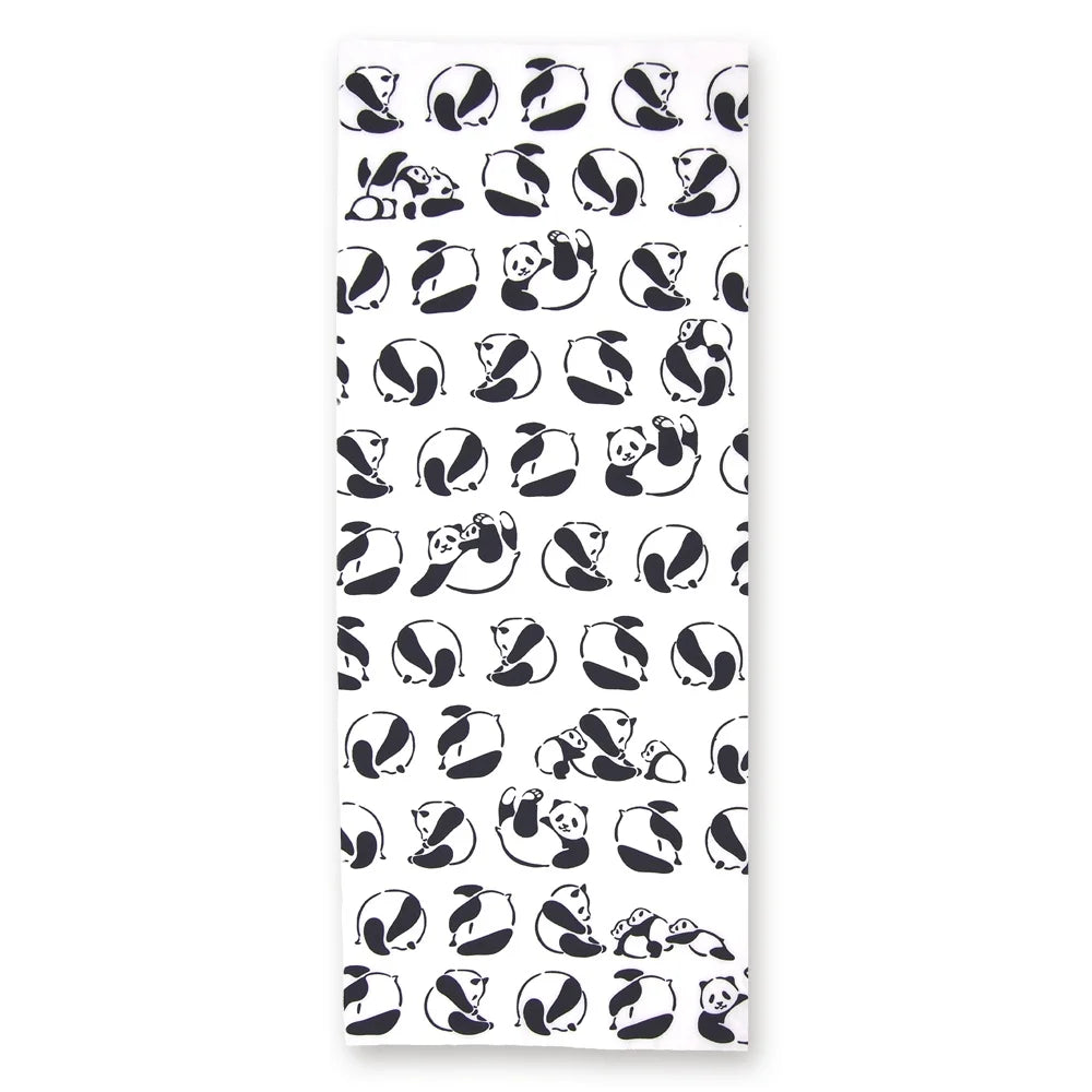 【kenema】注染手ぬぐい でんぐり親子パンダ てぬぐい 宮本株式会社