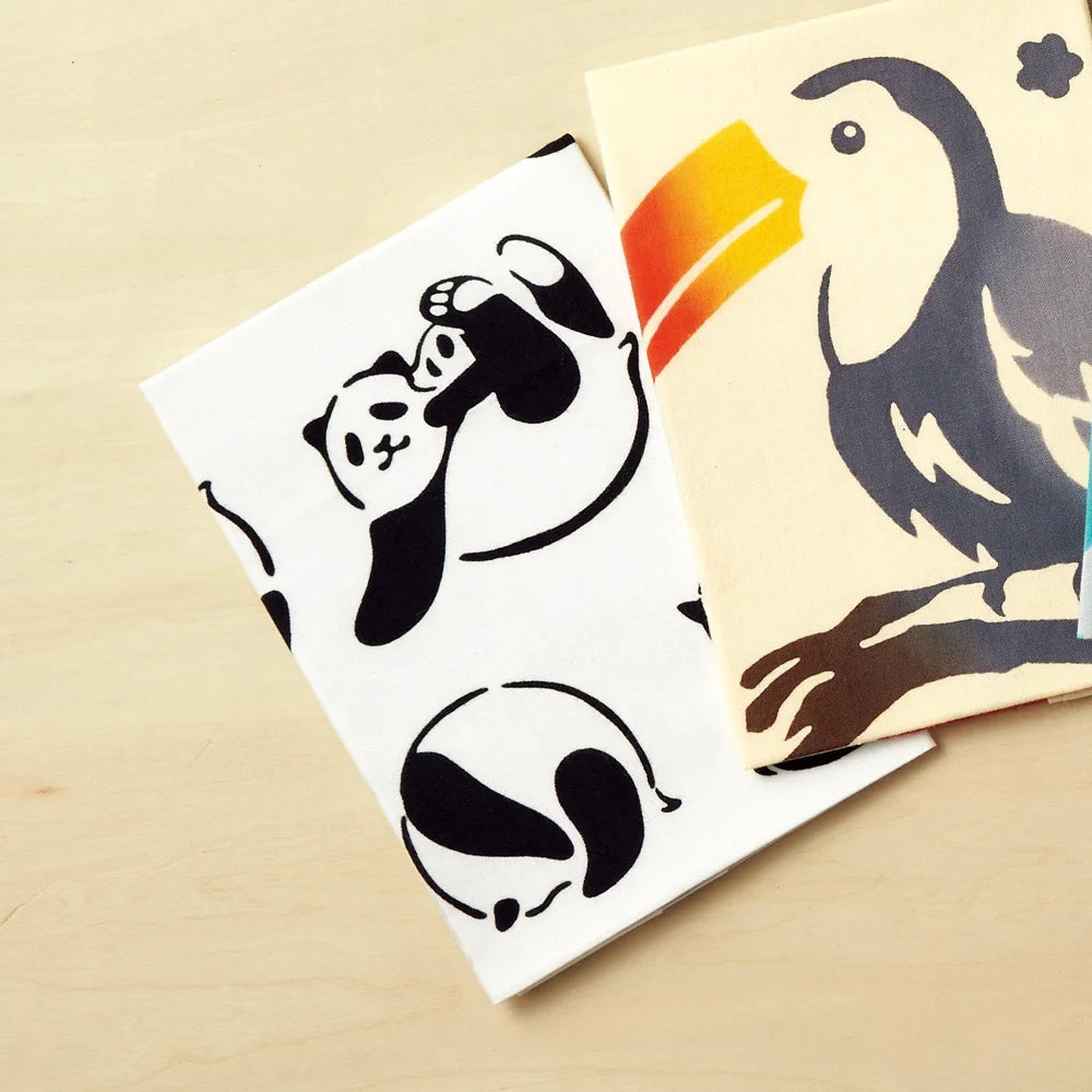 【kenema】注染手ぬぐい でんぐり親子パンダ てぬぐい 宮本株式会社