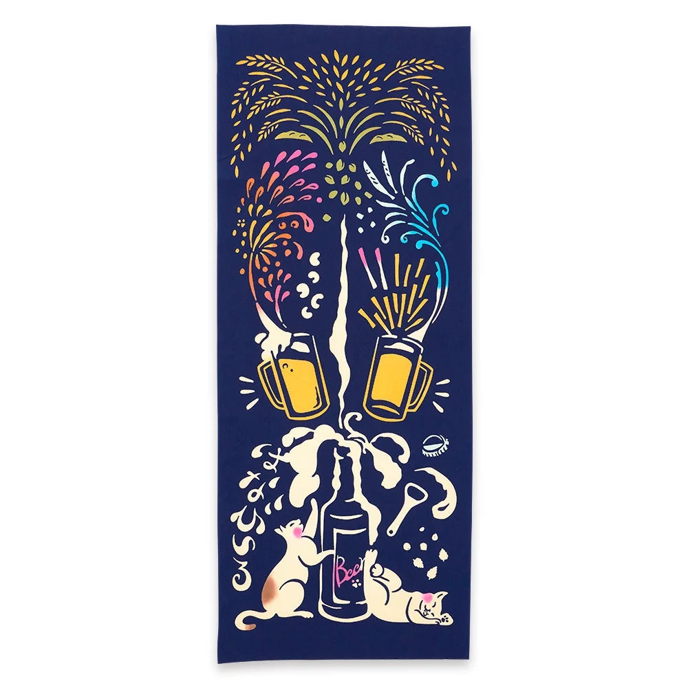 【kenema 】注染手ぬぐい はなびいる てぬぐい 宮本株式会社