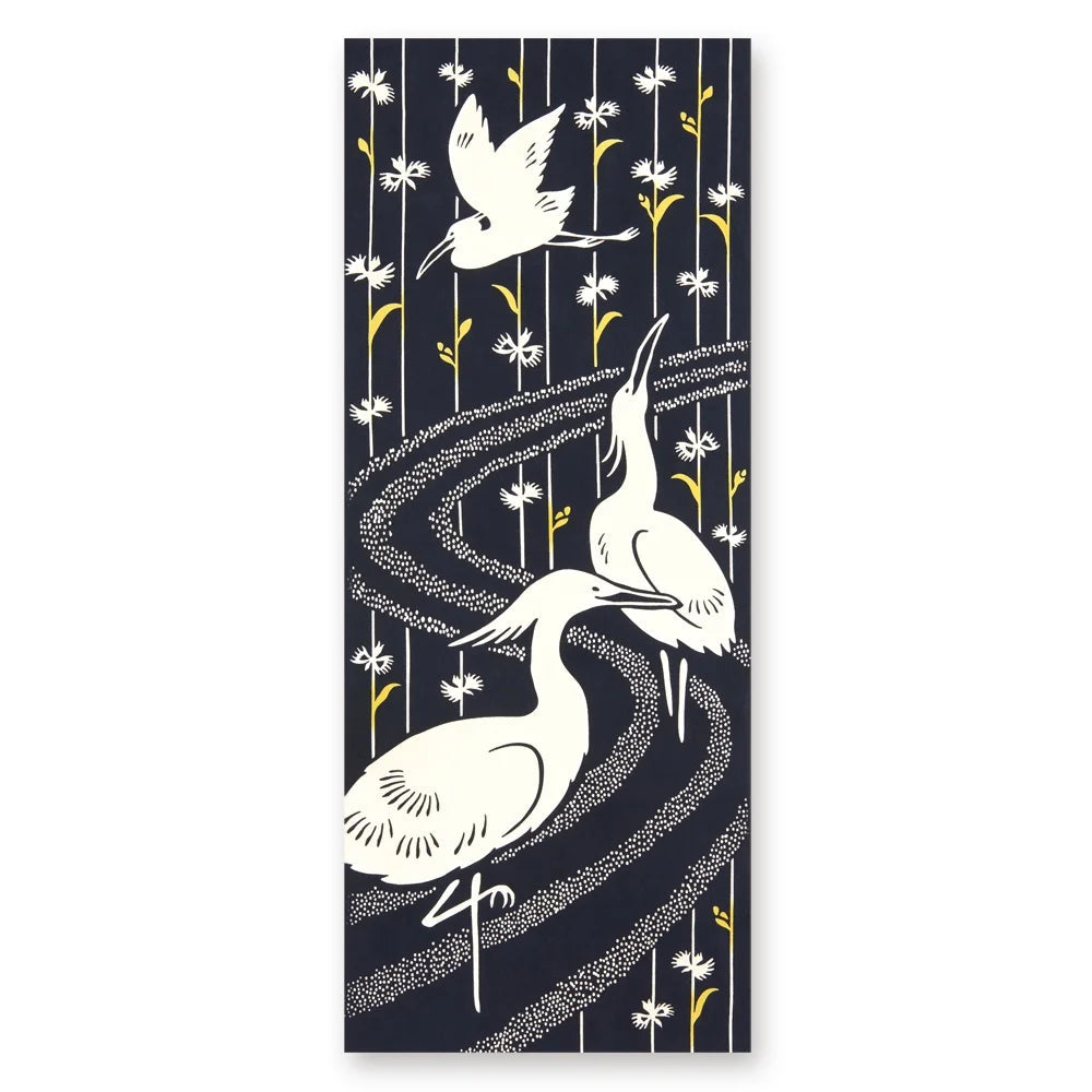 【kenema】注染手ぬぐい 鷺 てぬぐい 宮本株式会社