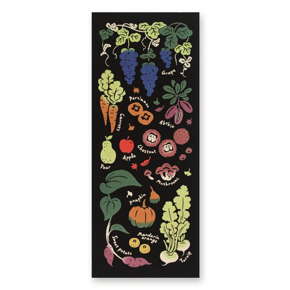 【kenema 】注染手ぬぐい 秋の実り てぬぐい 宮本(株)