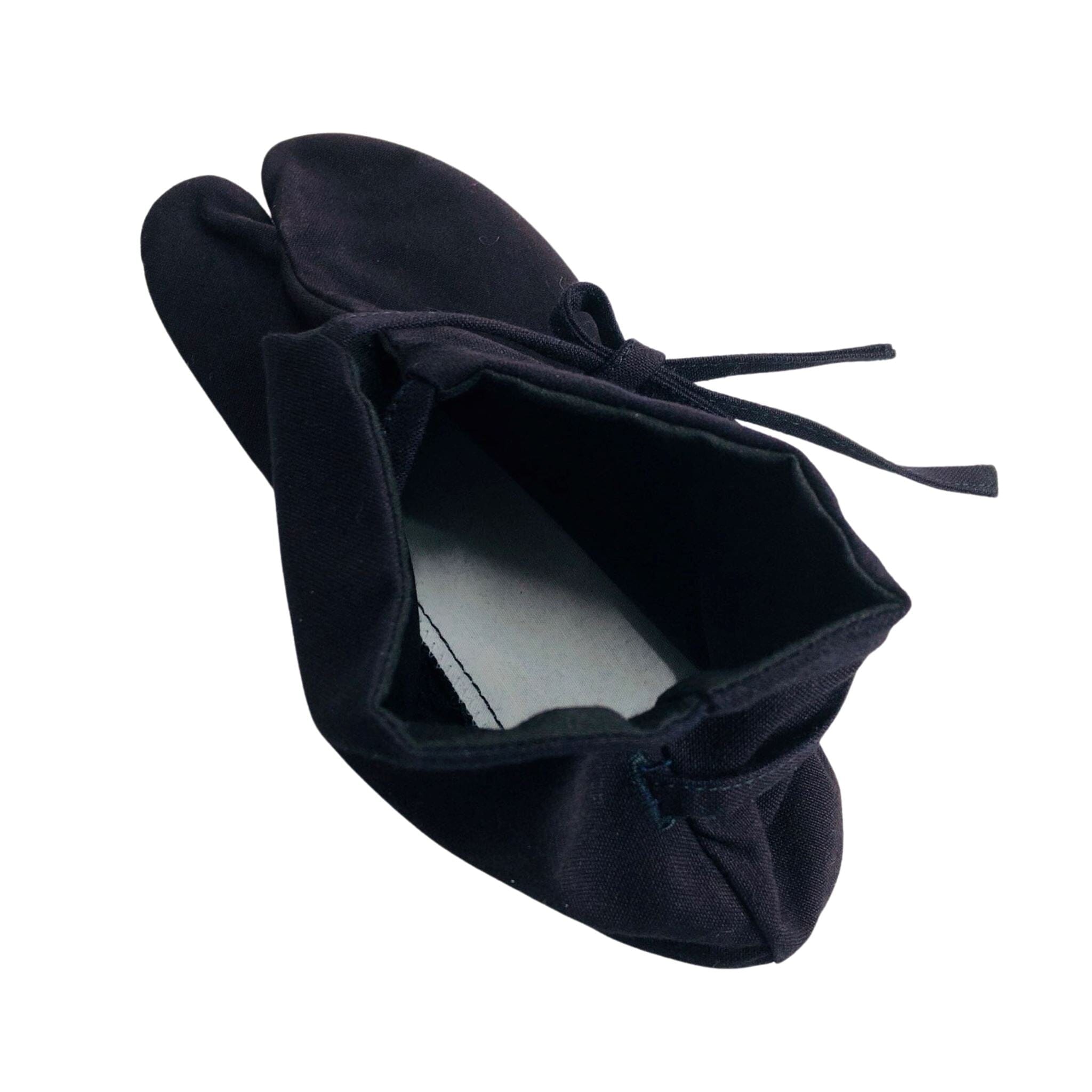 きねや足袋 紐足袋 黒石底 黒裏地 正藍染 足袋 きねや足袋