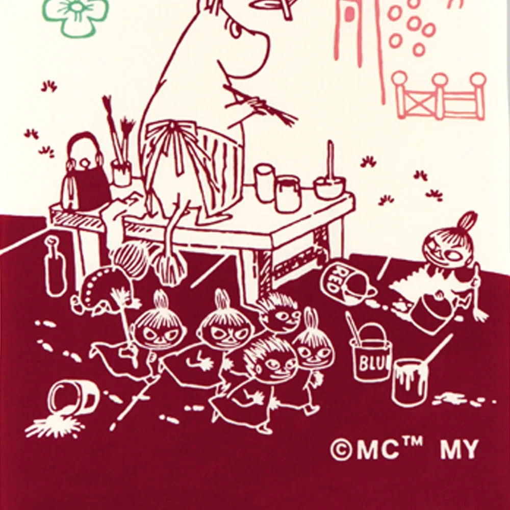 【MOOMIN】注染手ぬぐい ムーミンママ&落書き てぬぐい 宮本株式会社