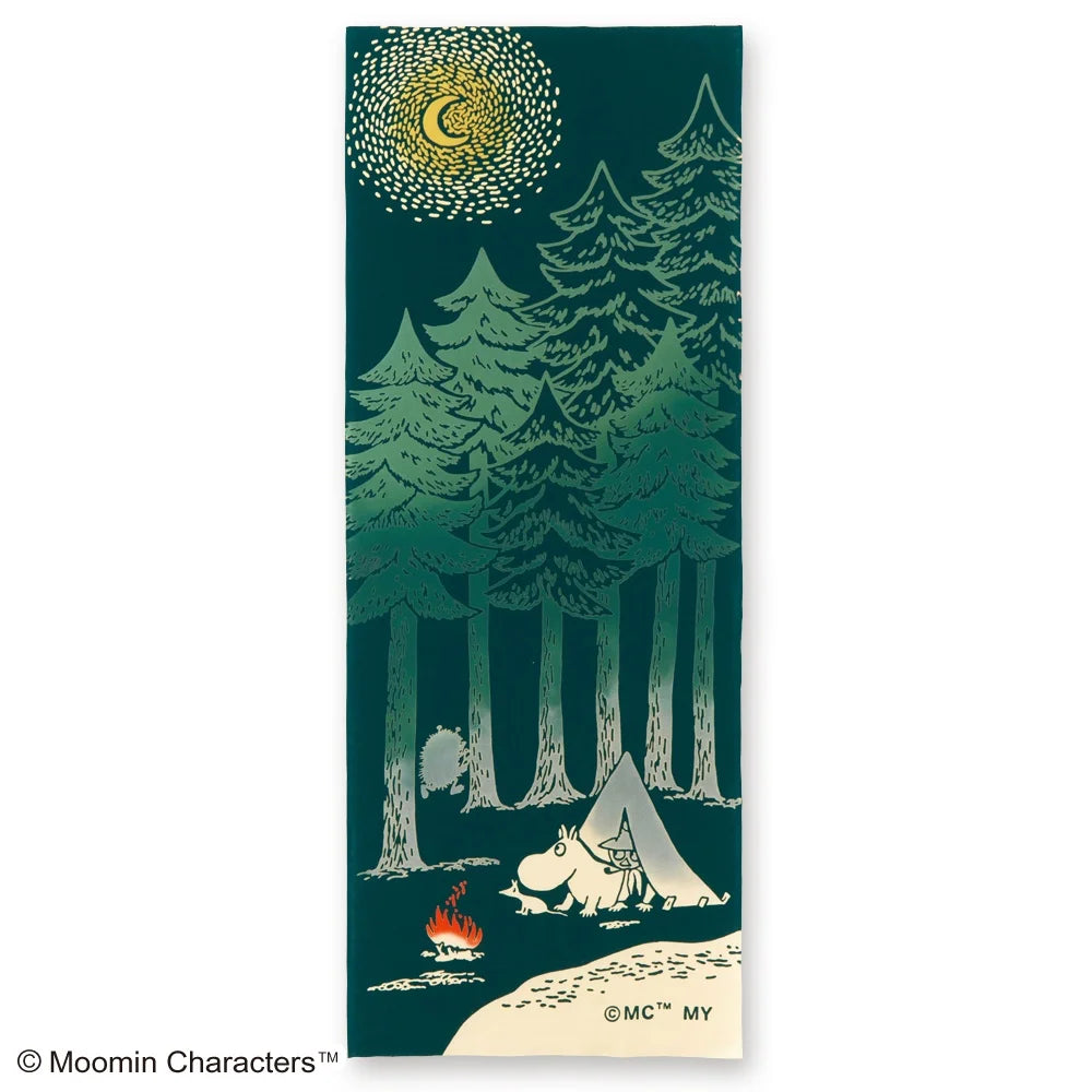 【MOOMIN】注染手ぬぐい スナフキン&キャンプ てぬぐい 宮本株式会社