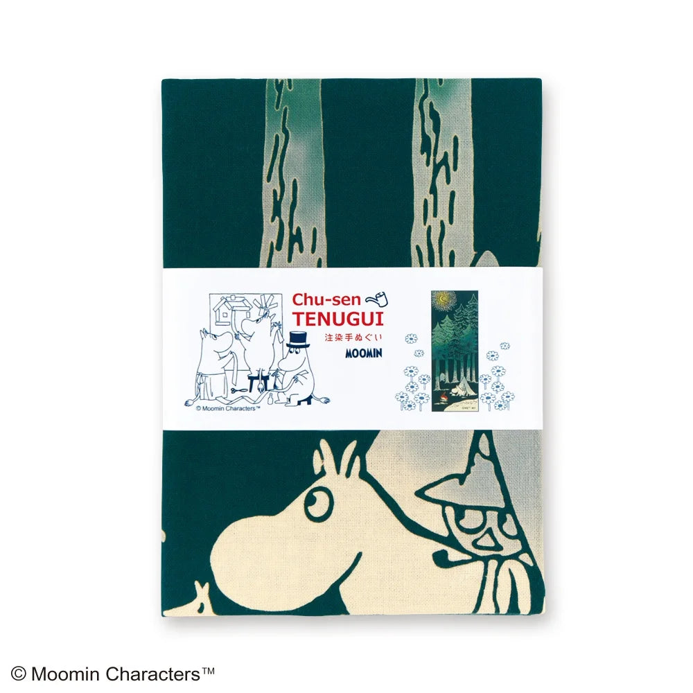 【MOOMIN】注染手ぬぐい スナフキン&キャンプ てぬぐい 宮本株式会社