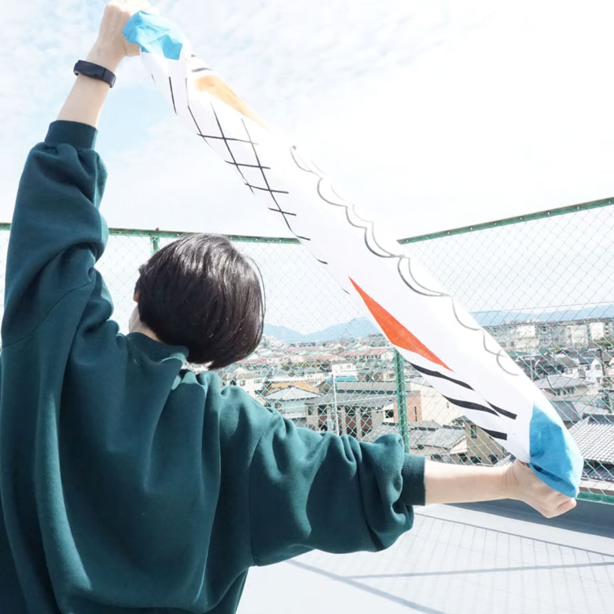 にじゆら 手ぬぐい |ハンモック フィッシュ てぬぐい にじゆら