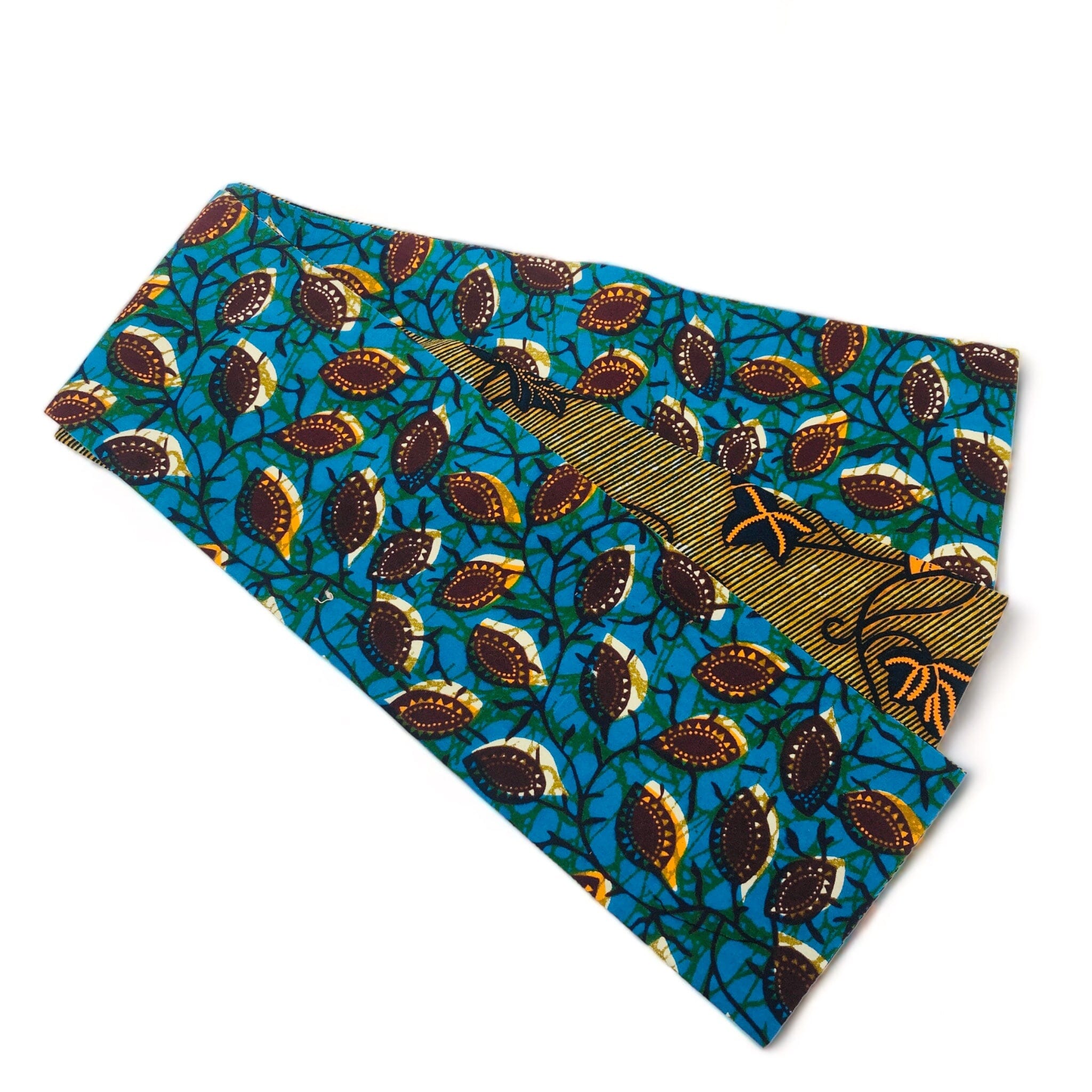 サンプル品 一六八堂オリジナル商品 African fabricリバーシブル 半巾帯 帯 一六八堂