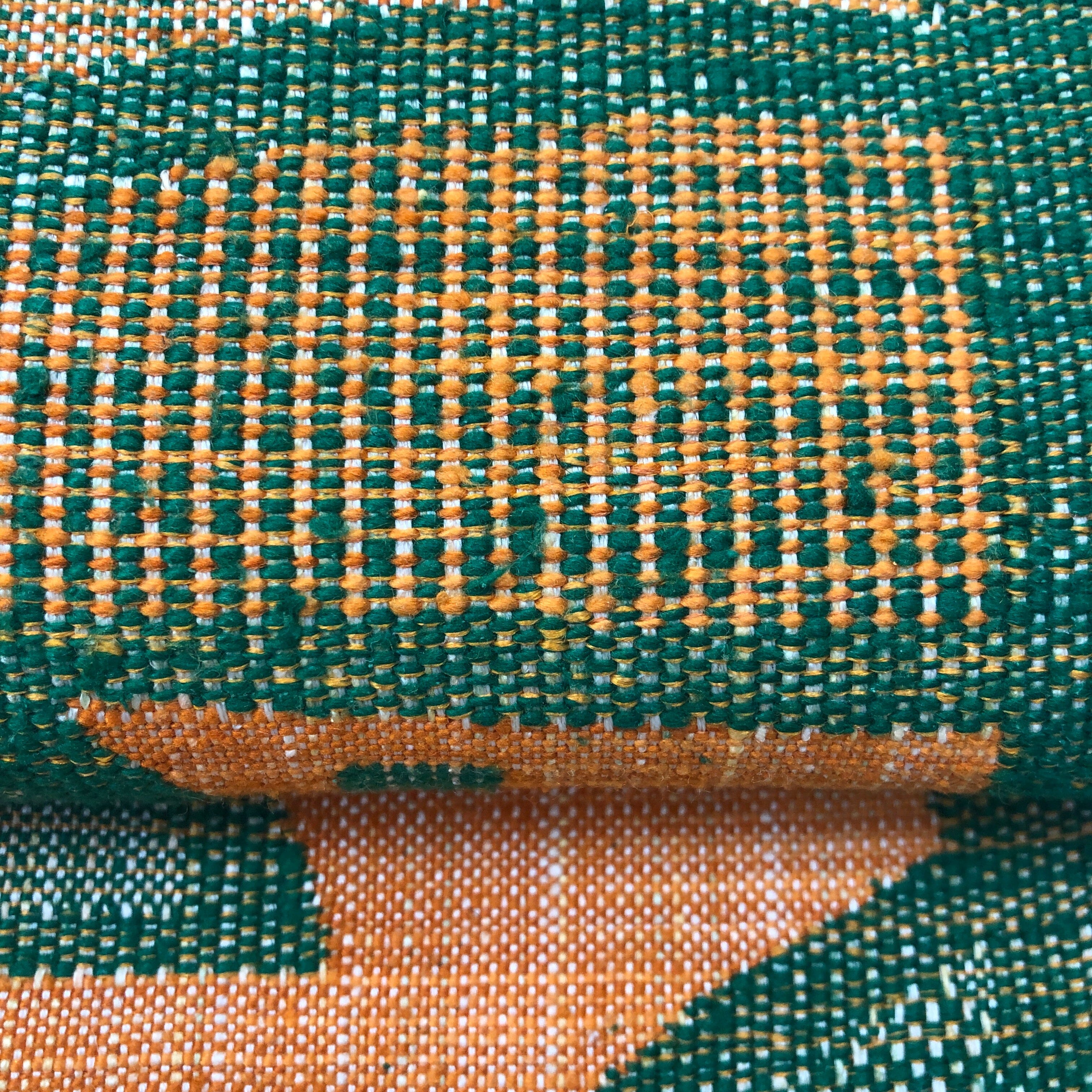 used 八寸名古屋 幾何学 オレンジ OB2300004 帯 一六八堂 irohado