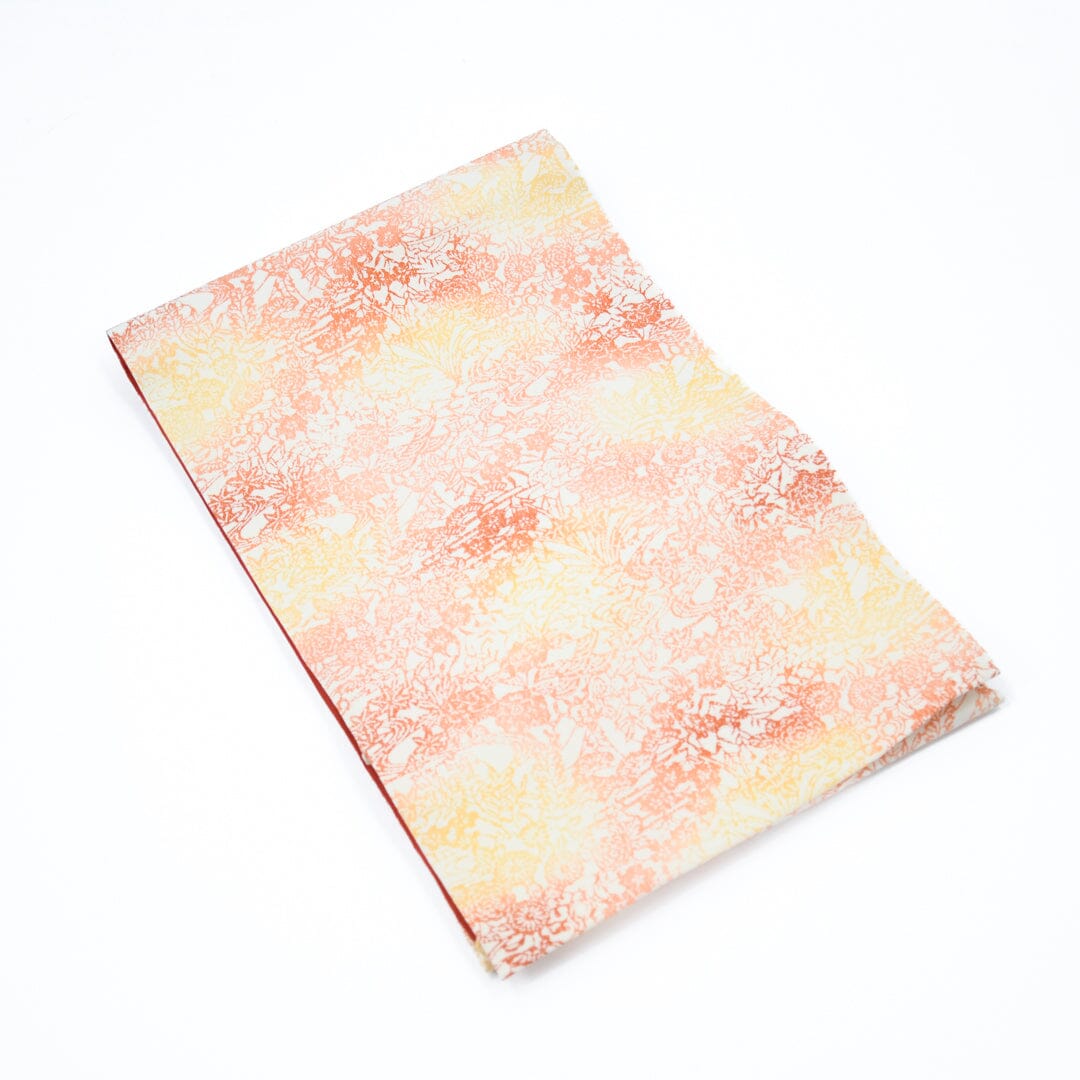 used 白地の縮緬に型染め九寸名古屋帯OB23000012 帯 used