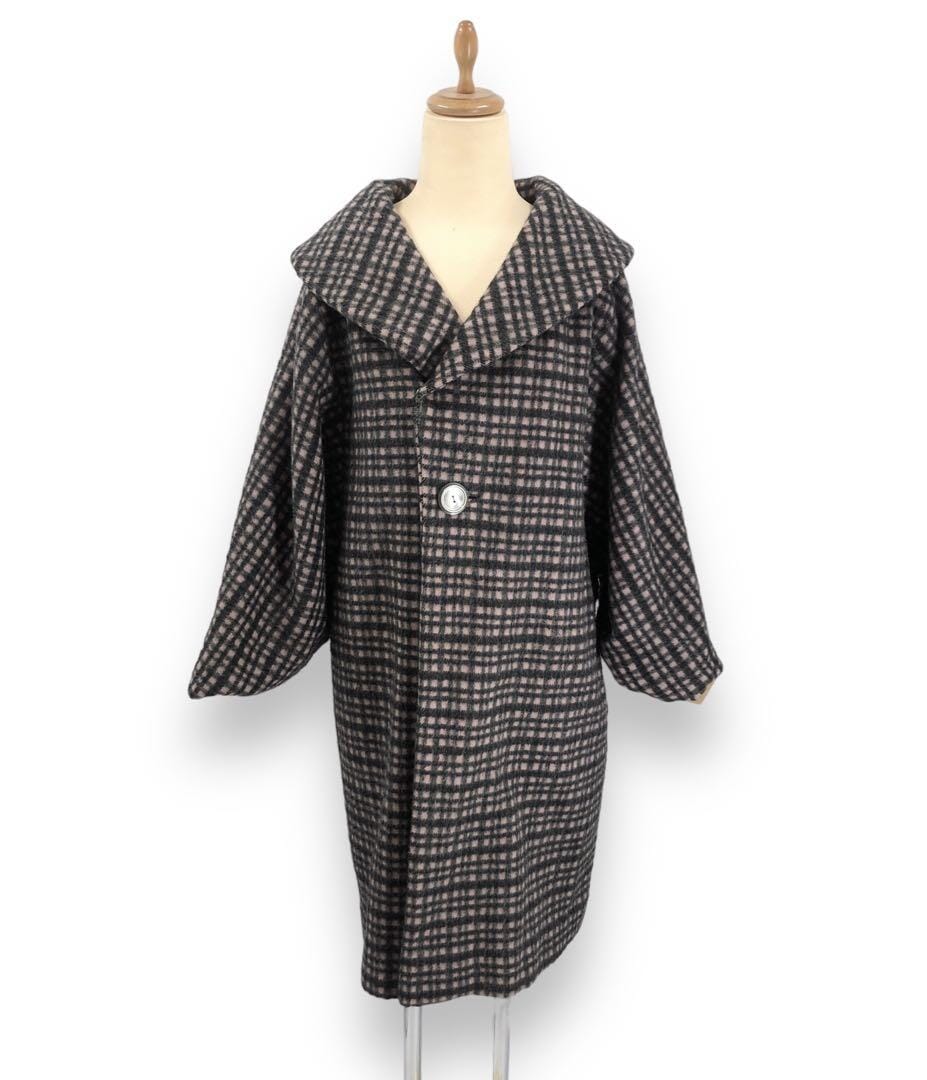 used チェックの和装コート 和装コート used