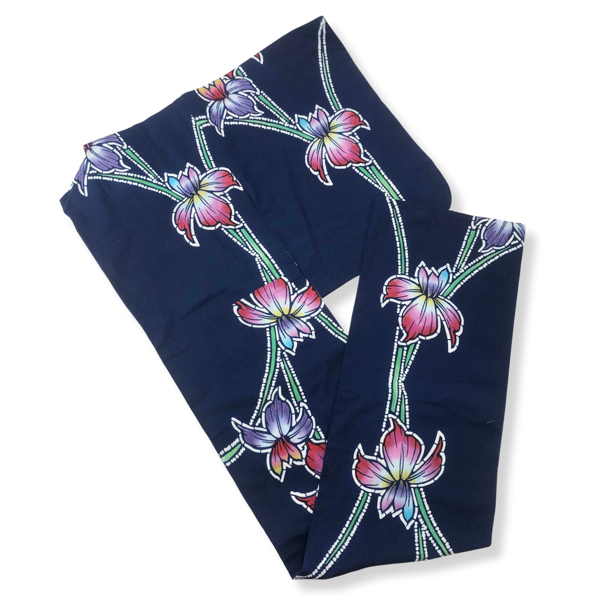 used 注染浴衣 杜若 155cm 裄丈64.5cm バチ衿 KIY202506-0005 浴衣 used