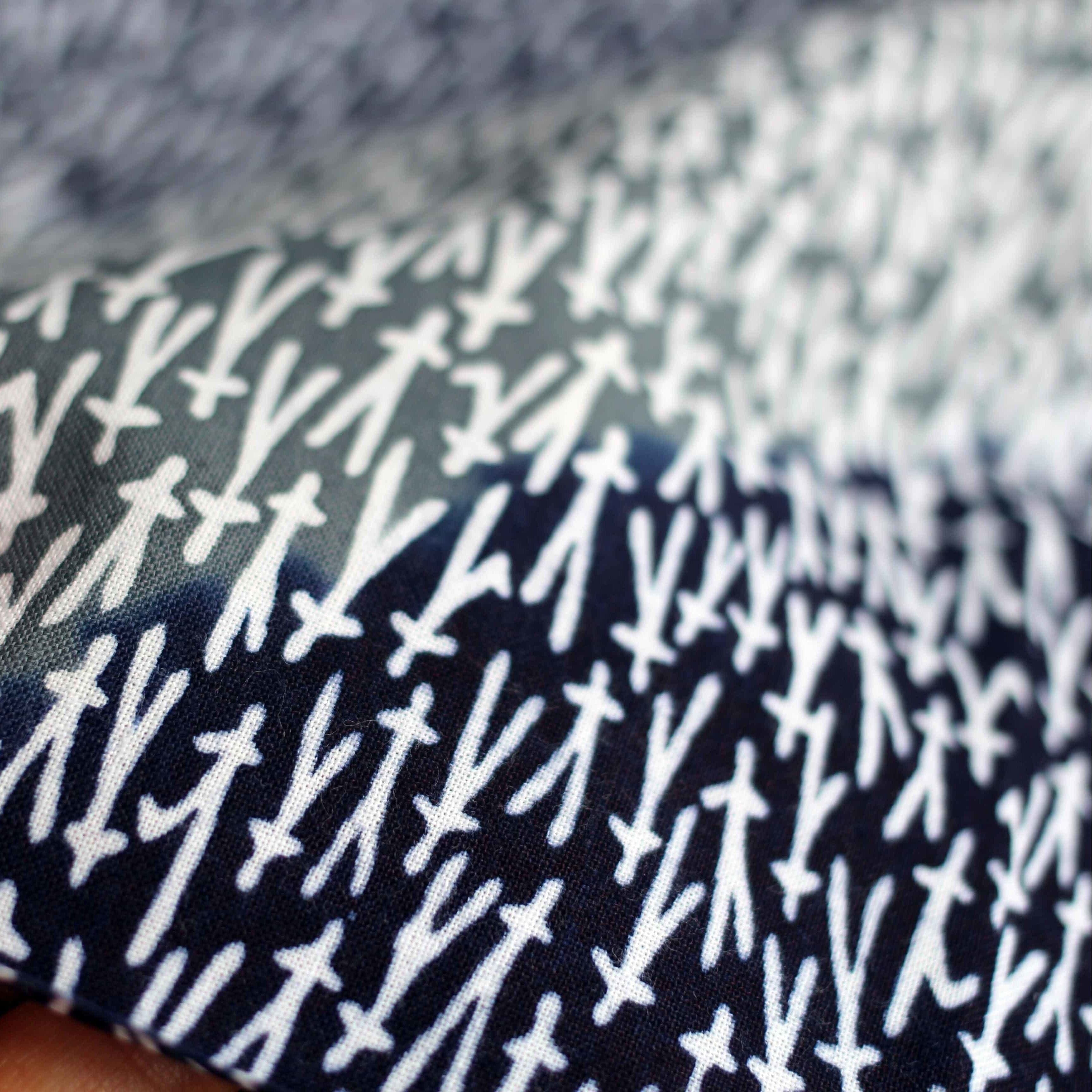 新江戸染 丸久商店 長尺てぬぐい 〈松葉の山路〉 てぬぐい 新江戸染 丸久商店